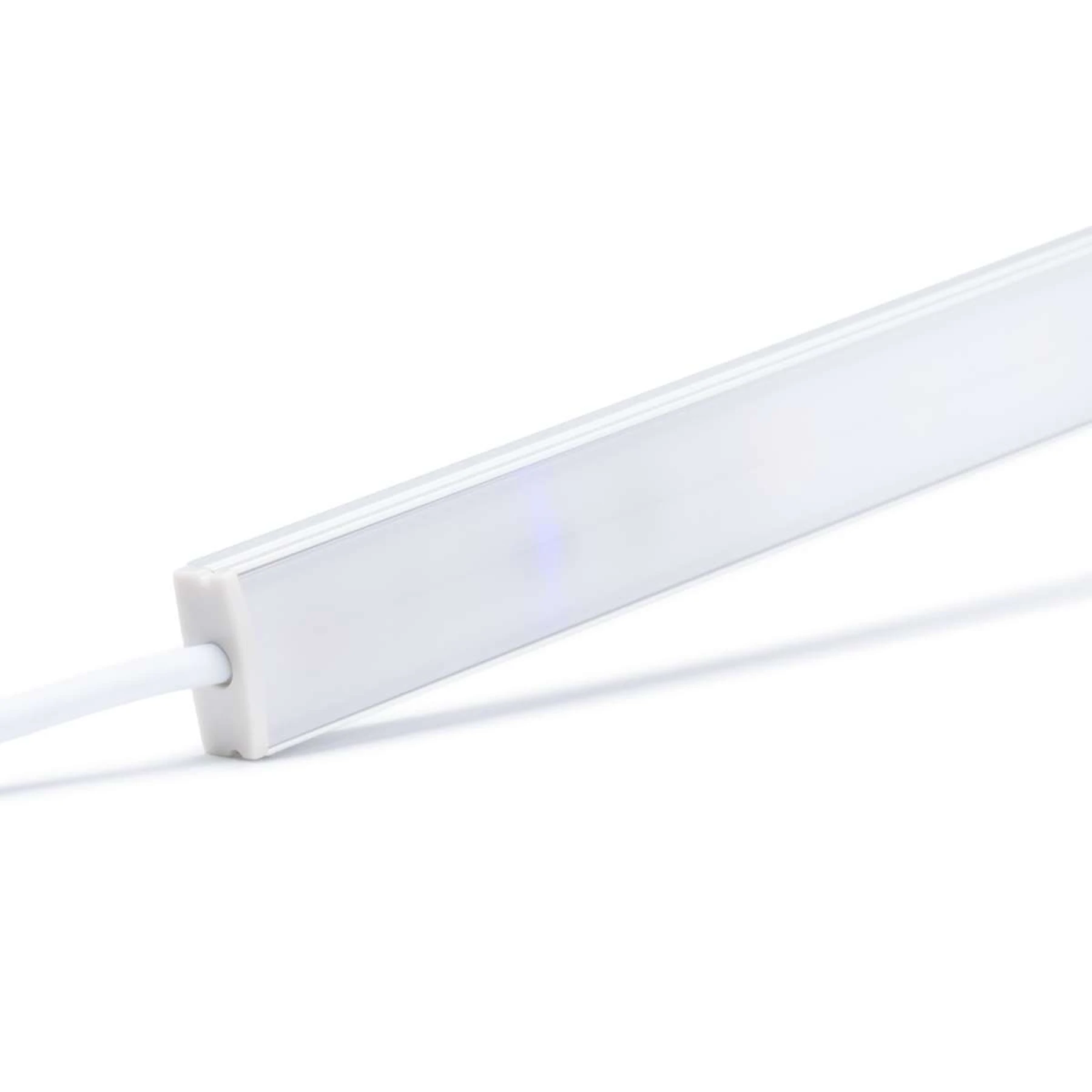 24V Touch Aluminium LED Leiste - warmweiß - diffuse Abdeckung - bis 3m Länge