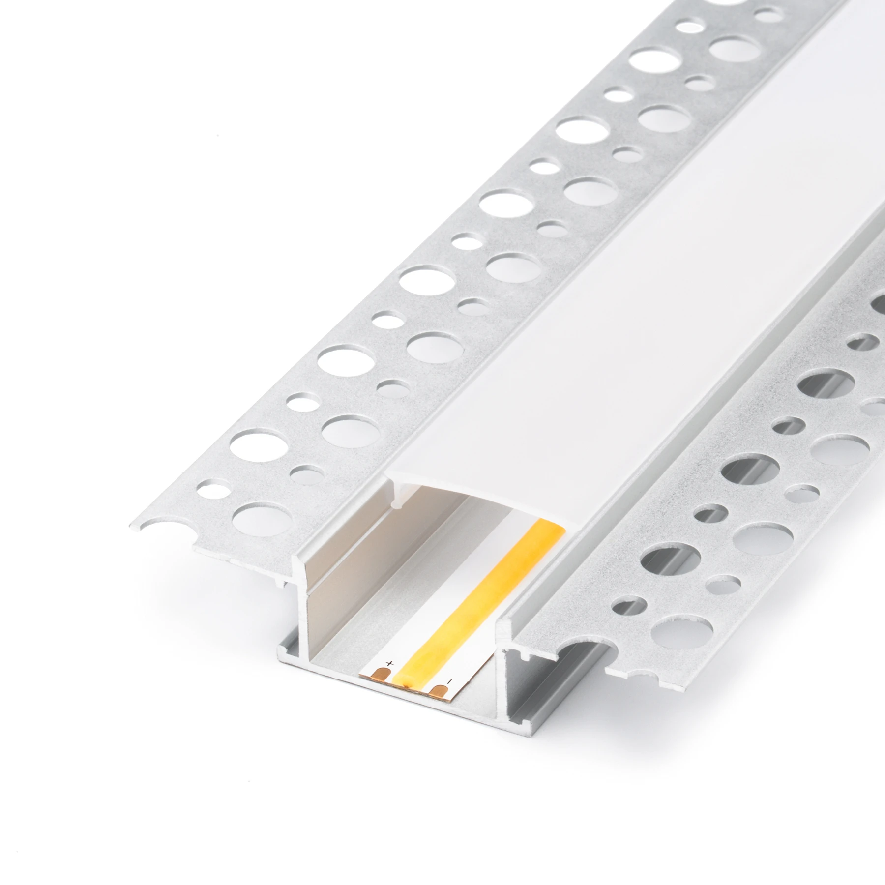 diffuse Abdeckung für LED Trockenbau Unterputzprofil - flexibel, CC-72 - ideal - 100cm