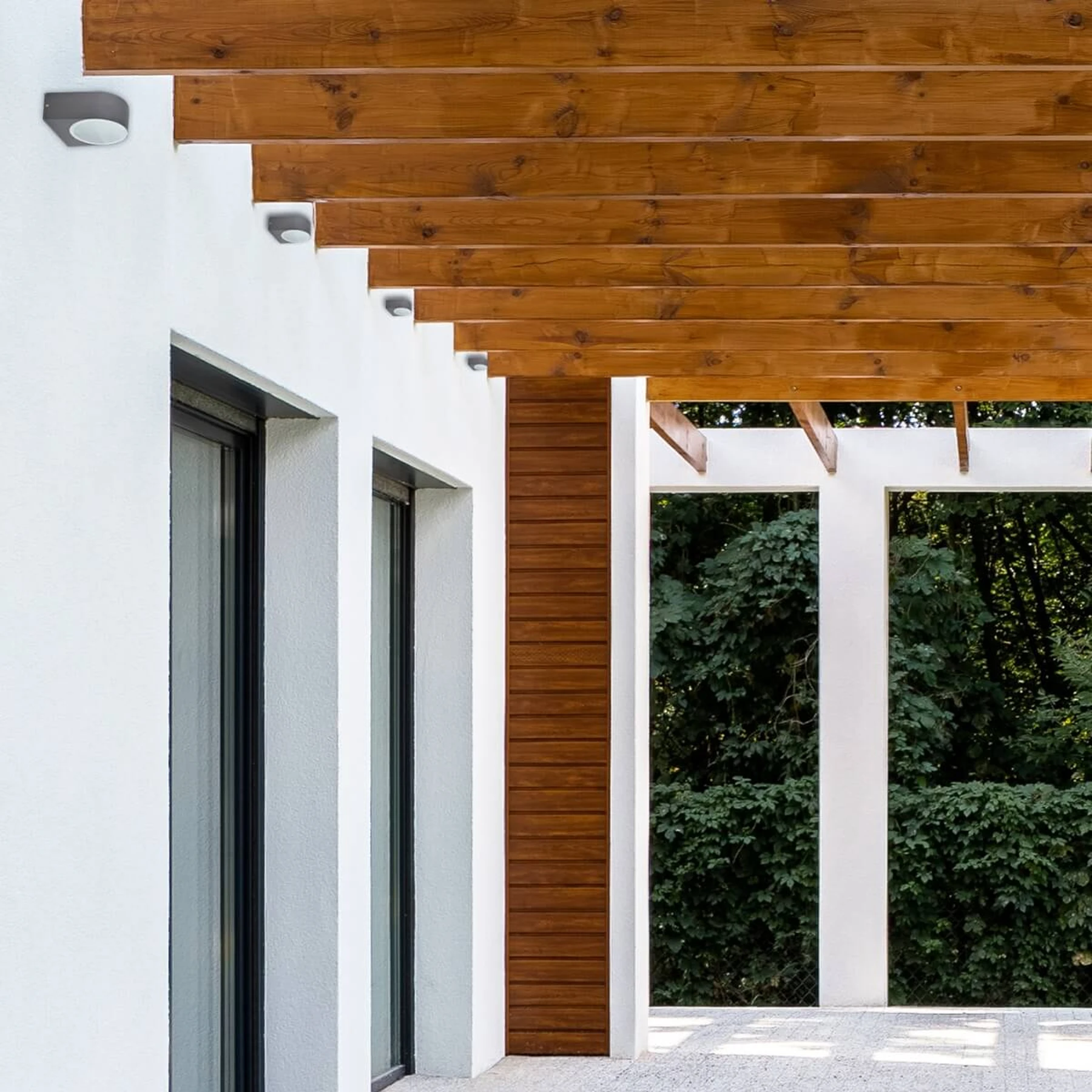 Wandleuchte outdoor in grau - 60 W - E27