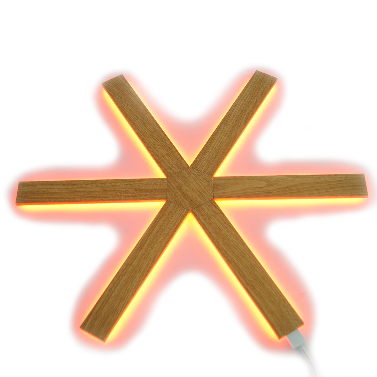 Linear Light Bar in Holzoptik - Tuya App - Sprachsteuerung über Alexa und Google Home