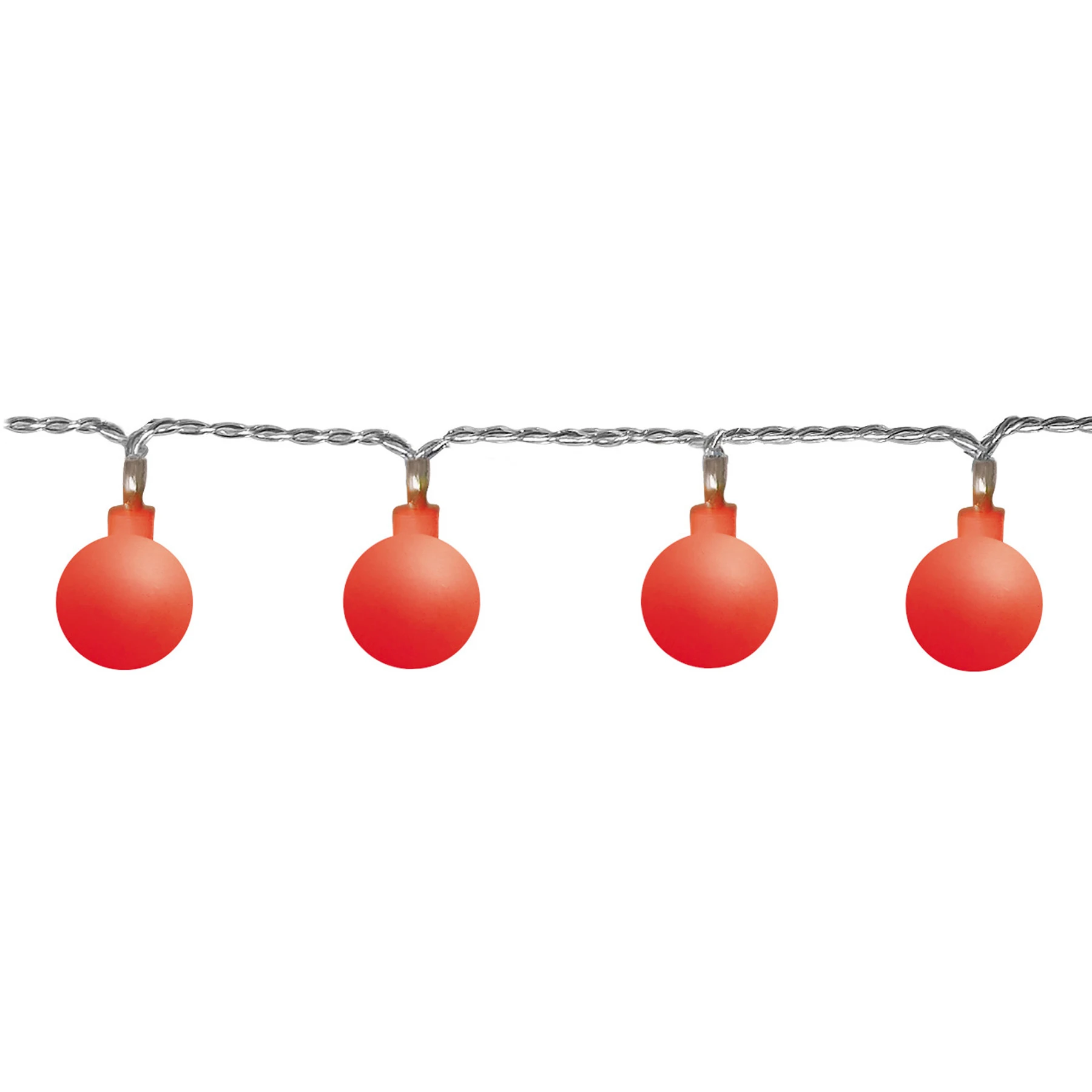 Berry - Deko Lichterkette für außen - 7,35 m - 50 LEDs - Netzbetrieb - Rot
