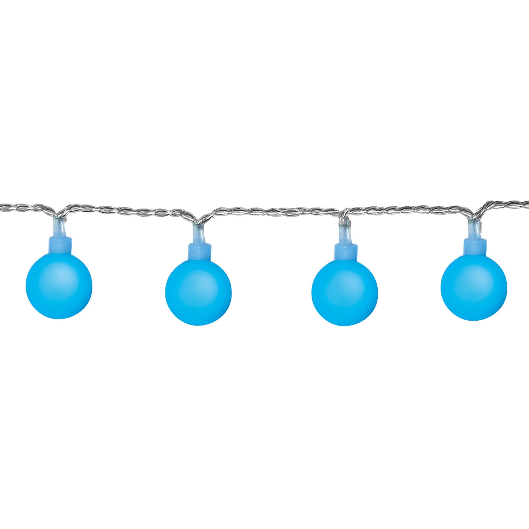 Berry - Deko Lichterkette für außen - 7,35 m - 50 LEDs - Netzbetrieb - Blau