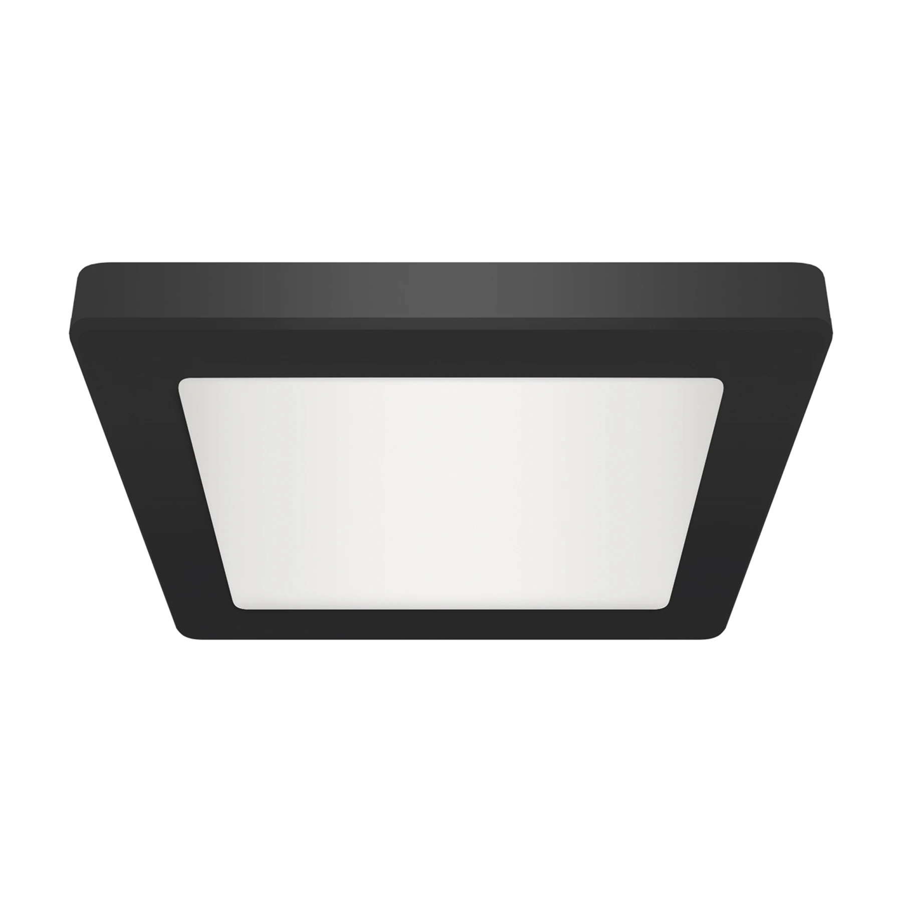 Decken Aufbauleuchte in schwarz - 22cm - 18 W - Lichtfarbe: weiß einstellbar