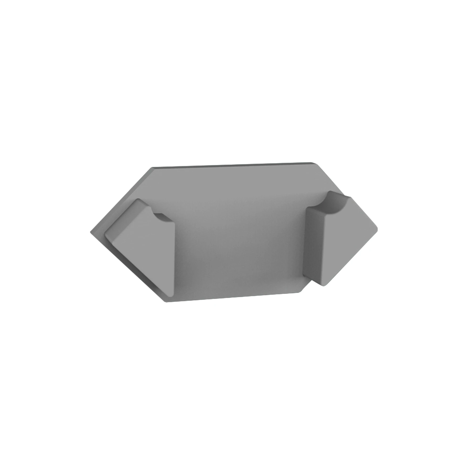 Endkappe für Aluminium LED Profil CC-15 - 1 Stück geschlossen