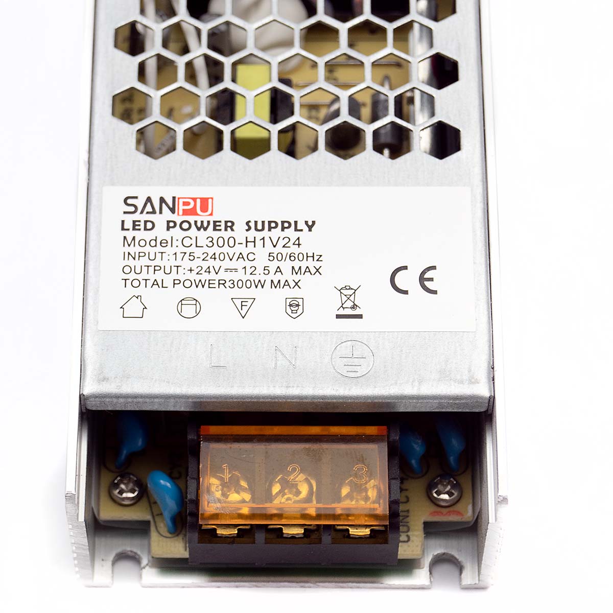 24V  DC – Einbaunetzteil stabilisiert – 12,5A – 300Watt
