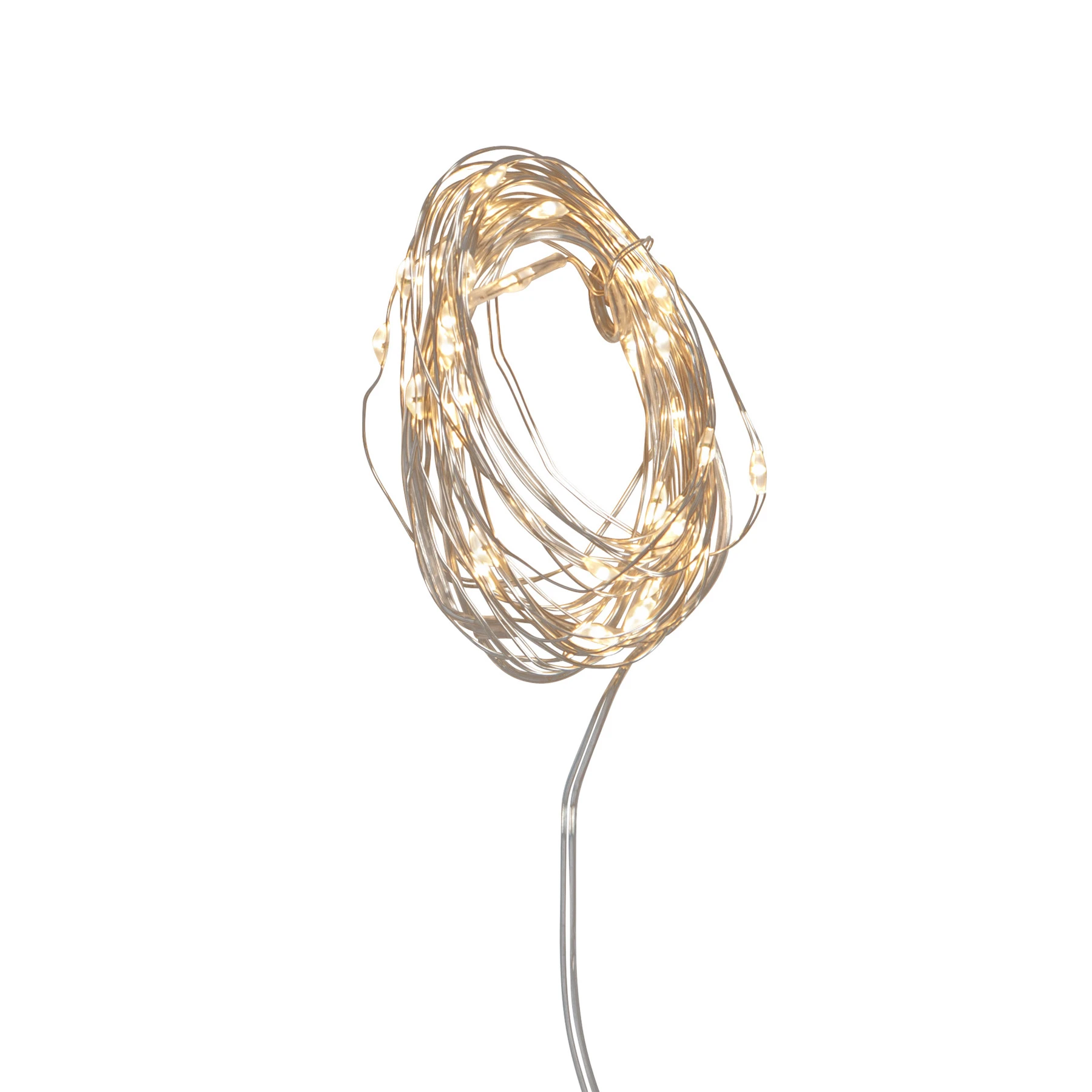 Dew Drop - Deko Lichterkette für innen - 4 m - 40 LEDs - Timer - Batteriebetrieb - Warmweiß