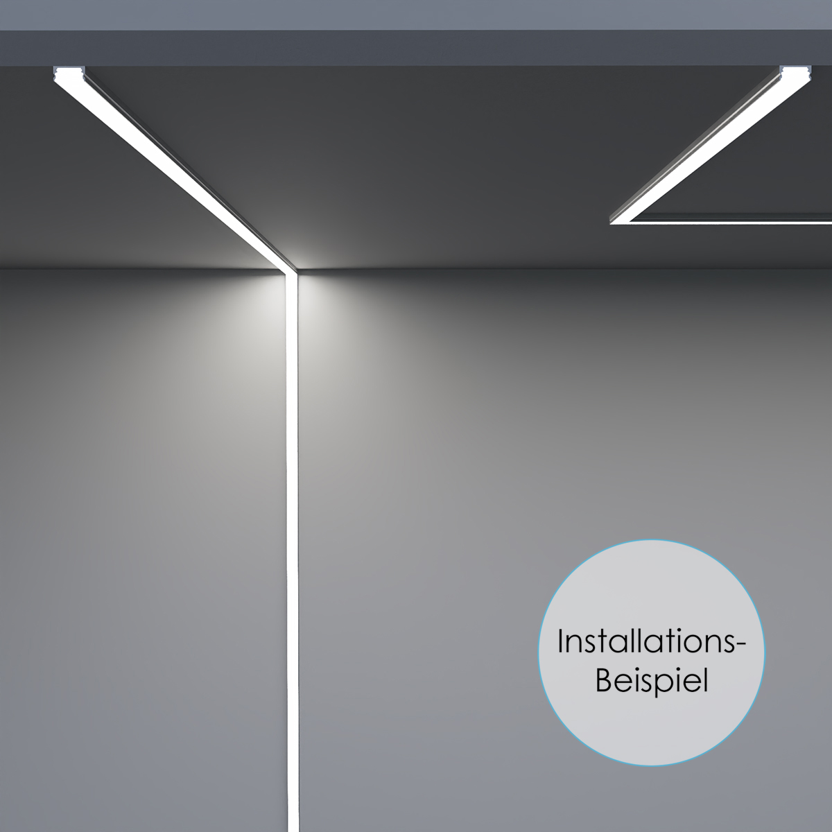 24V White Line Slim LED Leiste - COB - Farbtemperatur einstellbar - diffuse Abdeckung - 33cm - 182 LED Chips - max. 6,6 Watt - 660 Lumen - mit Ausgangskabel (zum Anschluss einer weiteren LED Leiste)