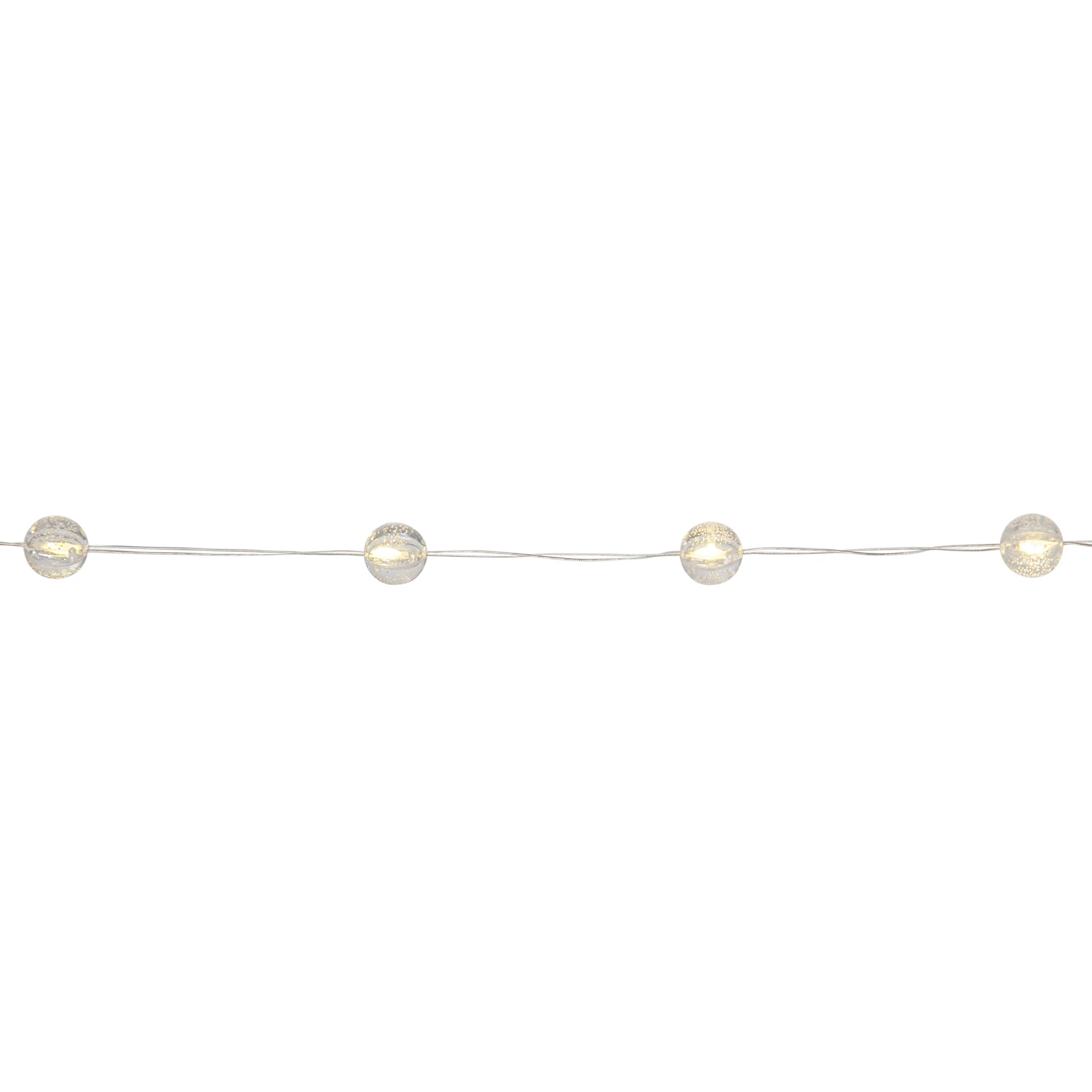 Berry - Deko Lichterkette für außen - 5 m - 50 LEDs - Timer - Batteriebetrieb - Warmweiß