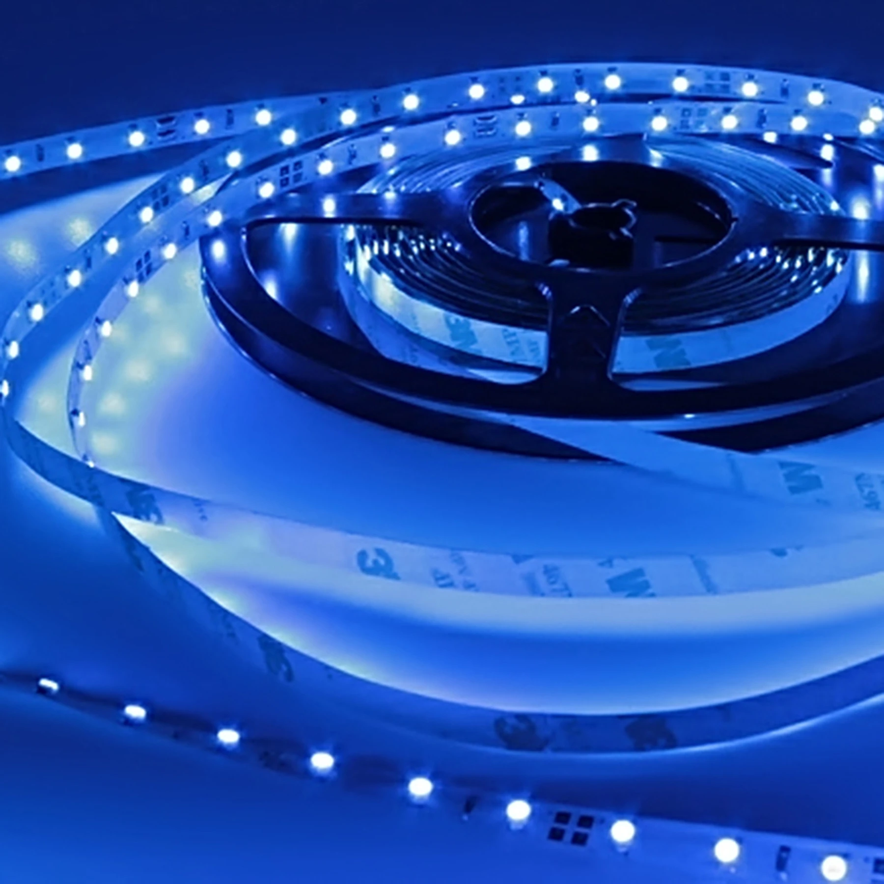 LED Streifen flexibel - LED-Strip 12V blau - je 5cm 3 LEDs - ohne Steckerbuchsen - Löten erforderlich - kein Anschlußkabel zum Netzteil - 5cm mit 3 SMD LEDs