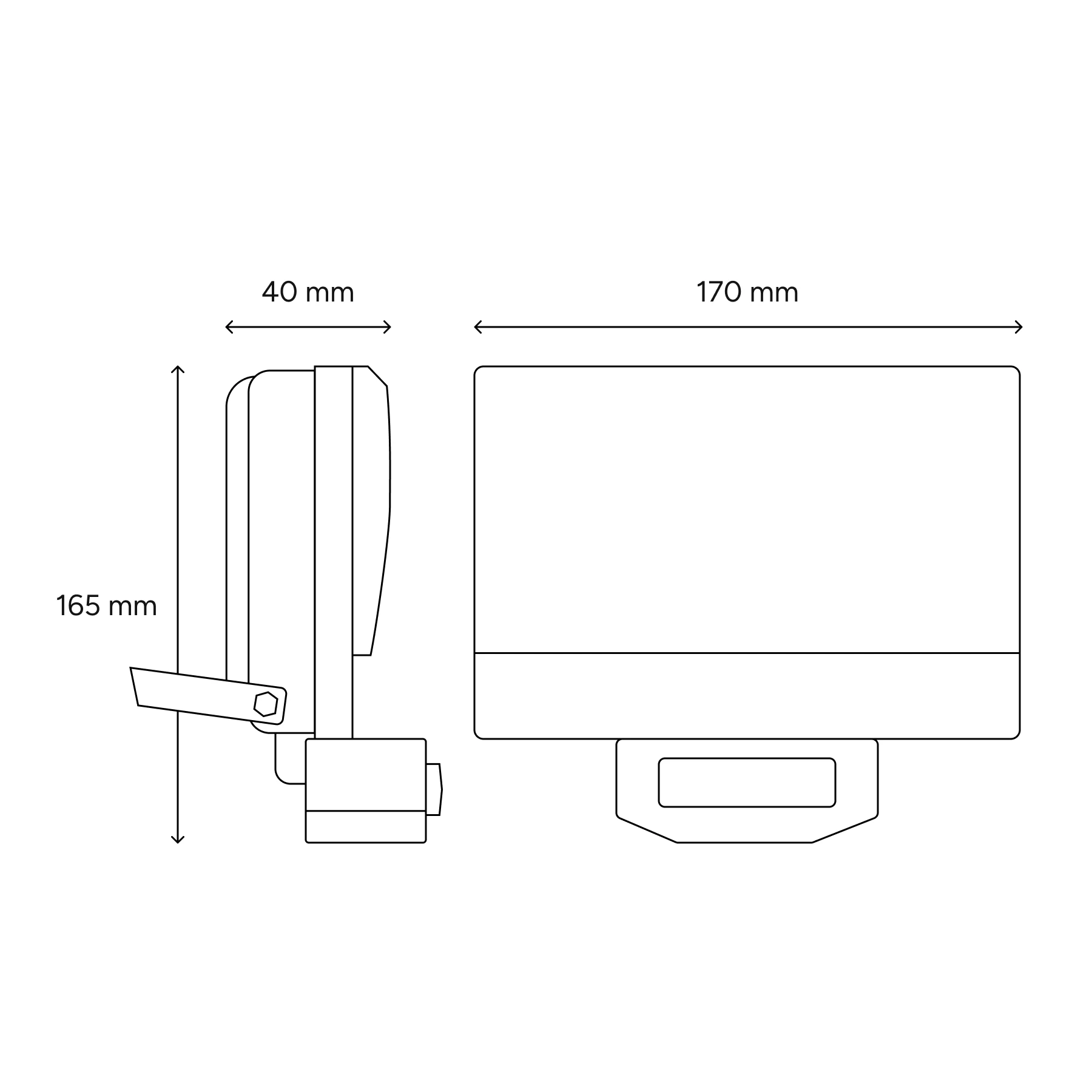 LED Strahler mit Bewegungsmelder - 17 x 16,5 x 4 cm - 30 W - Lichtfarbe: Neutralweiß