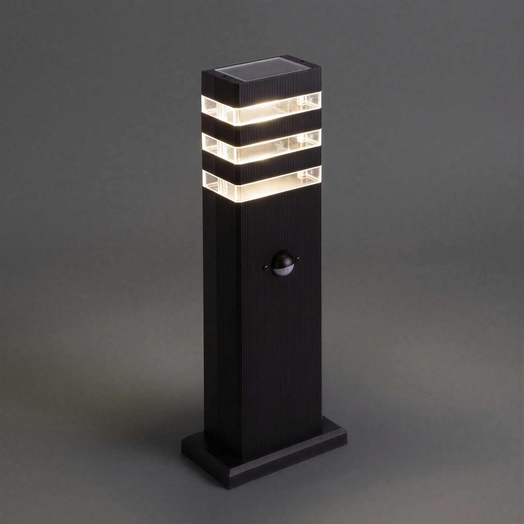 Ljuska - Wegeleuchte mit Bewegungsmelder in schwarz - Lichtfarbe: individuell wählbar