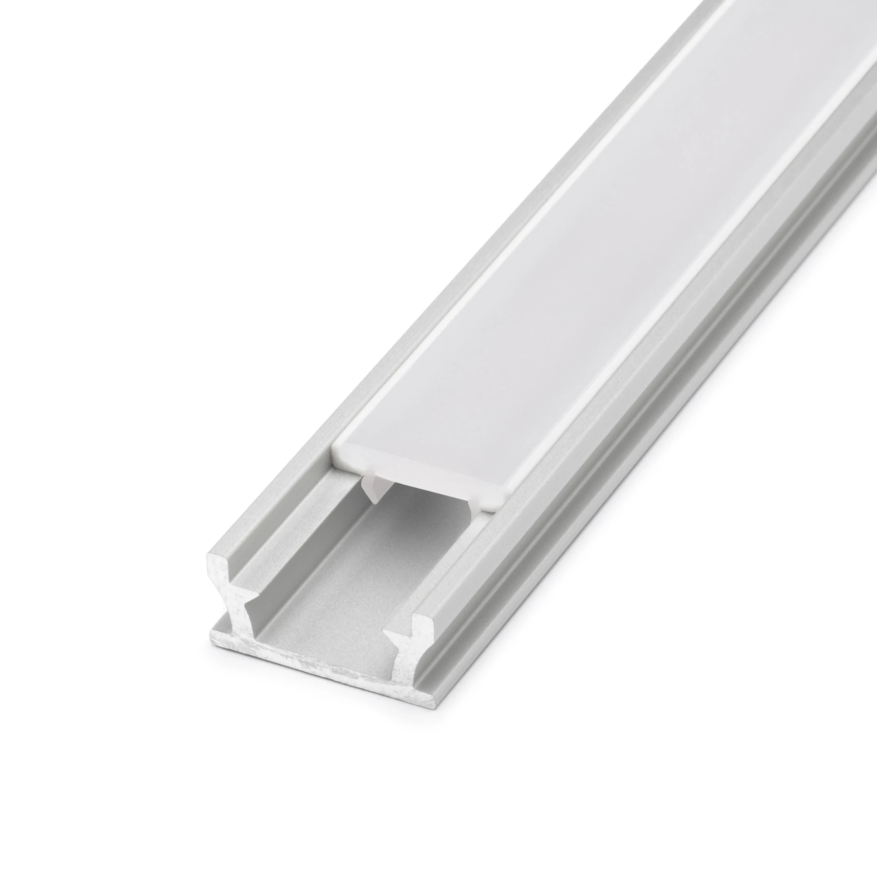 diffuse Abdeckung für LED Einbauprofil / Aufputzprofil - spritzwassergeschützt, CC-54 - 100cm Länge