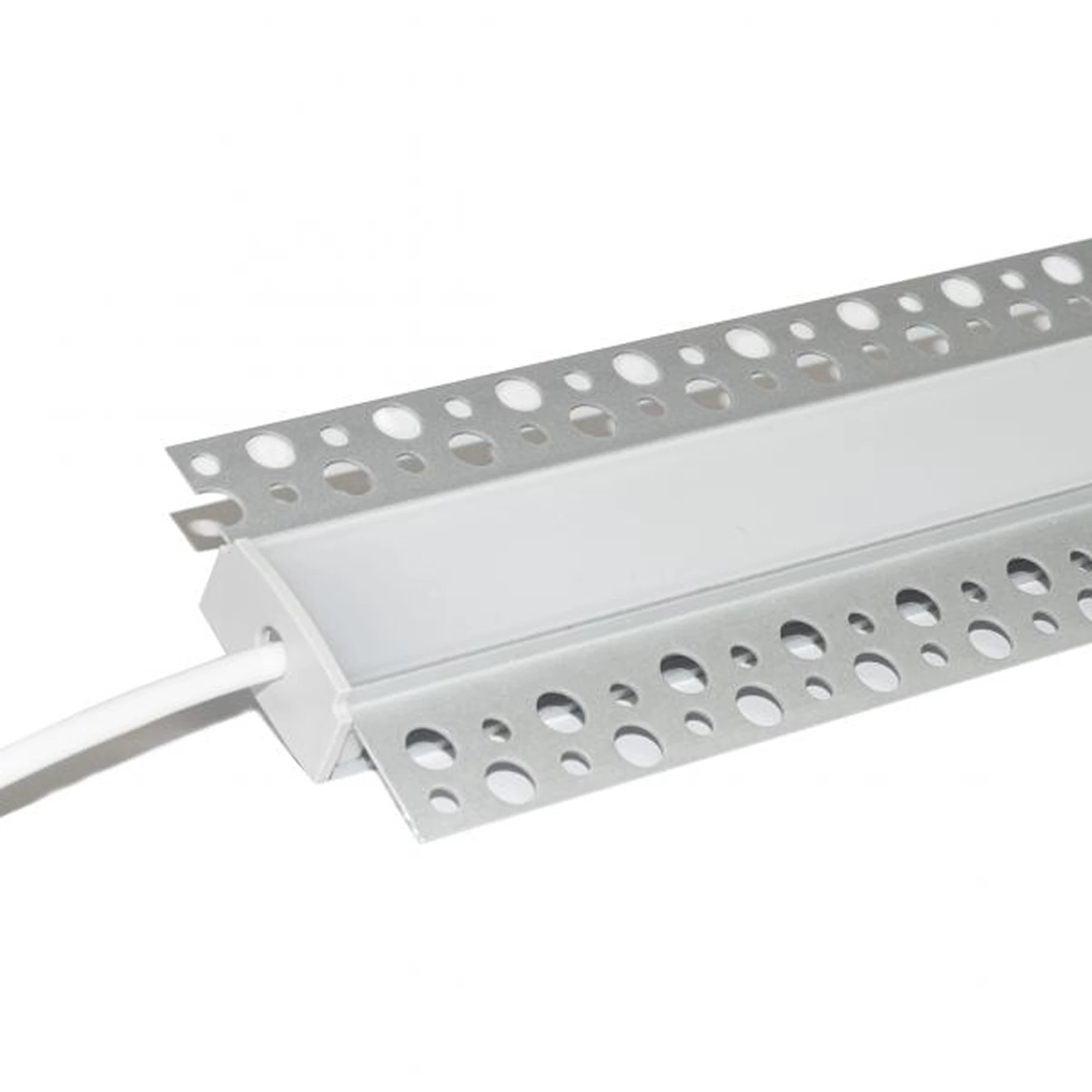 24V Aluminium Trockenbau High Power LED Leiste - warmweiß - diffuse Abdeckung
