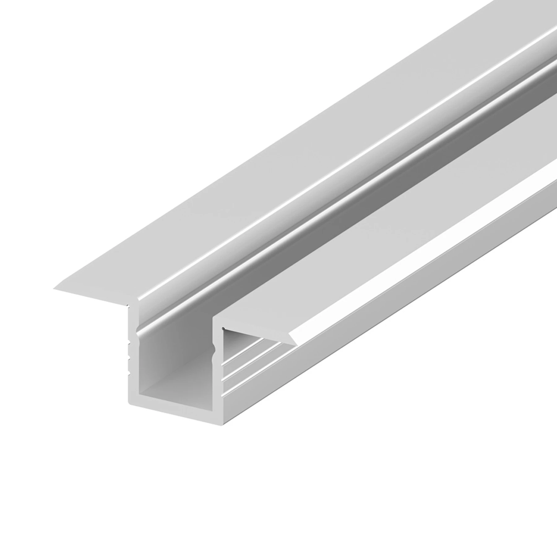Aluminium LED Einbauprofil in Wunschlänge, 1,7 x 0,71cm