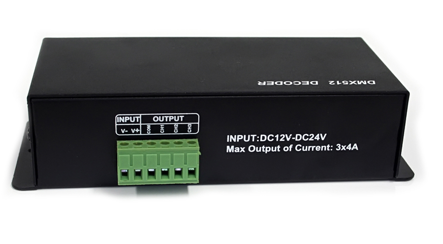 DMX 512 Decoder - RGB - 3 Kanal