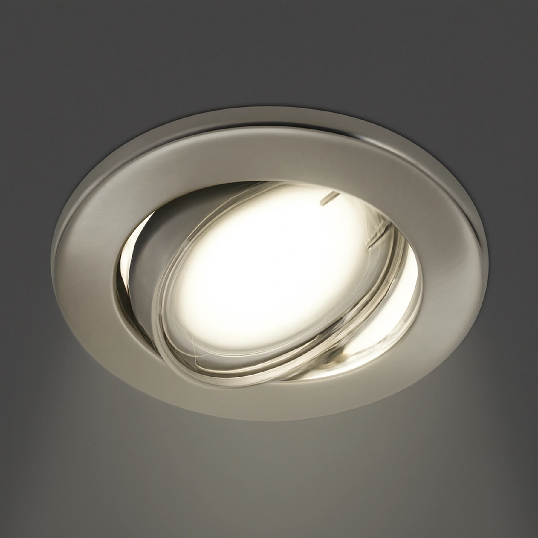 BONO C - Einbau Deckenspot in mattchrom - Lichtfarbe: individuell wählbar