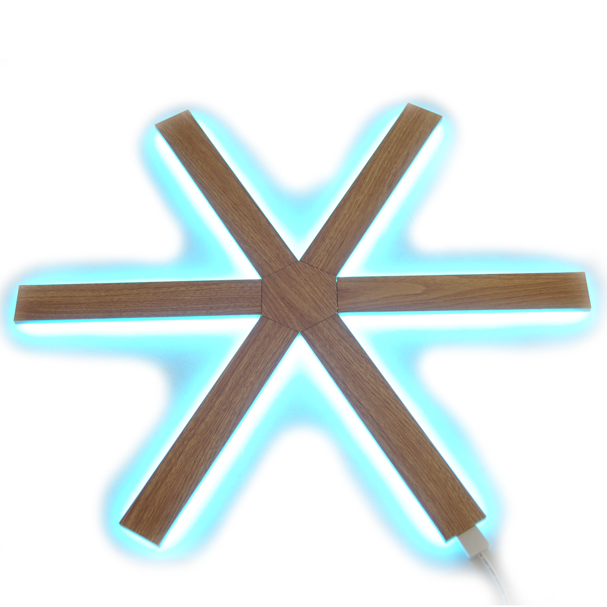 Linear Light Bar in Holzoptik - Tuya App - Sprachsteuerung über Alexa und Google Home
