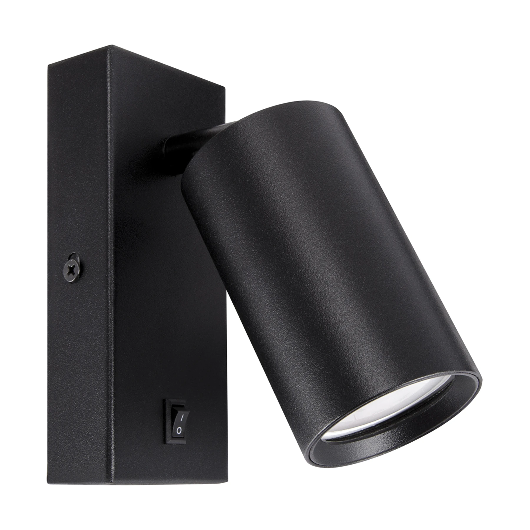Wandleuchte indoor in schwarz - Lichtfarbe: individuell wählbar