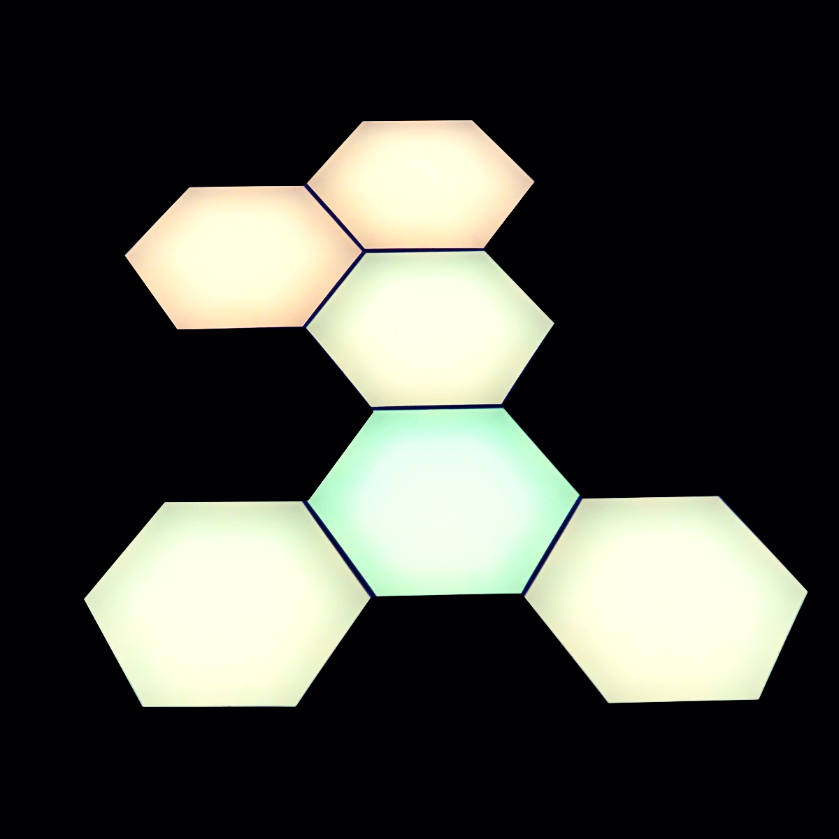 LED Wand Panel Set - 6er Set - Tuya App - Sprachsteuerung über Alexa und Google Home