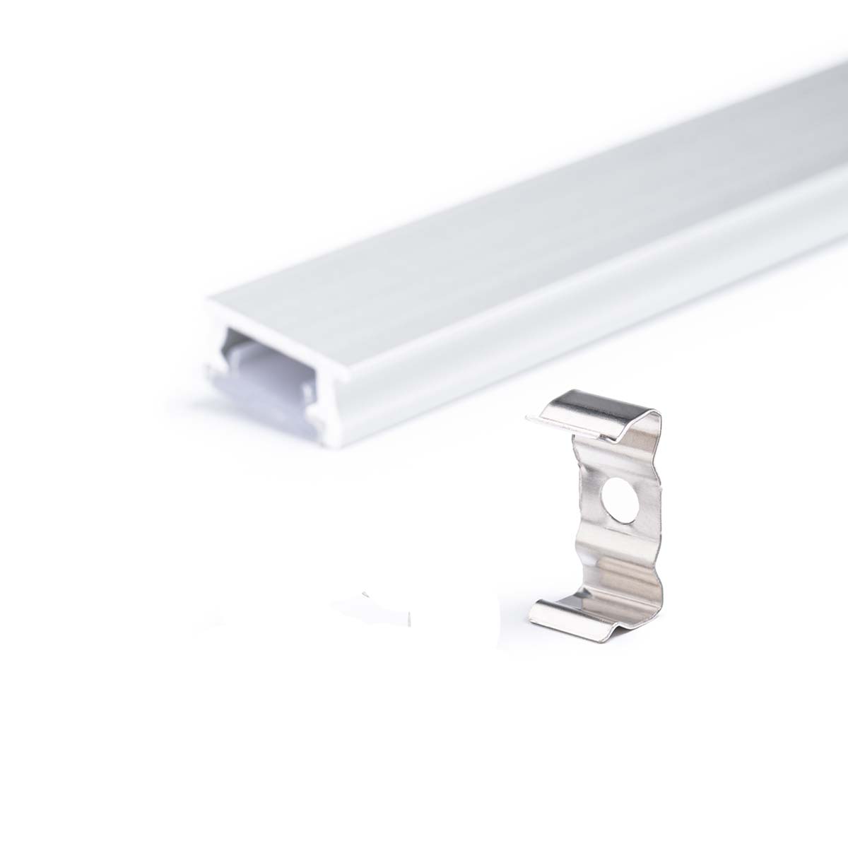 Edelstahl Wandhalter für Aluminium LED Profil CC-32, CC-52 und CC-54