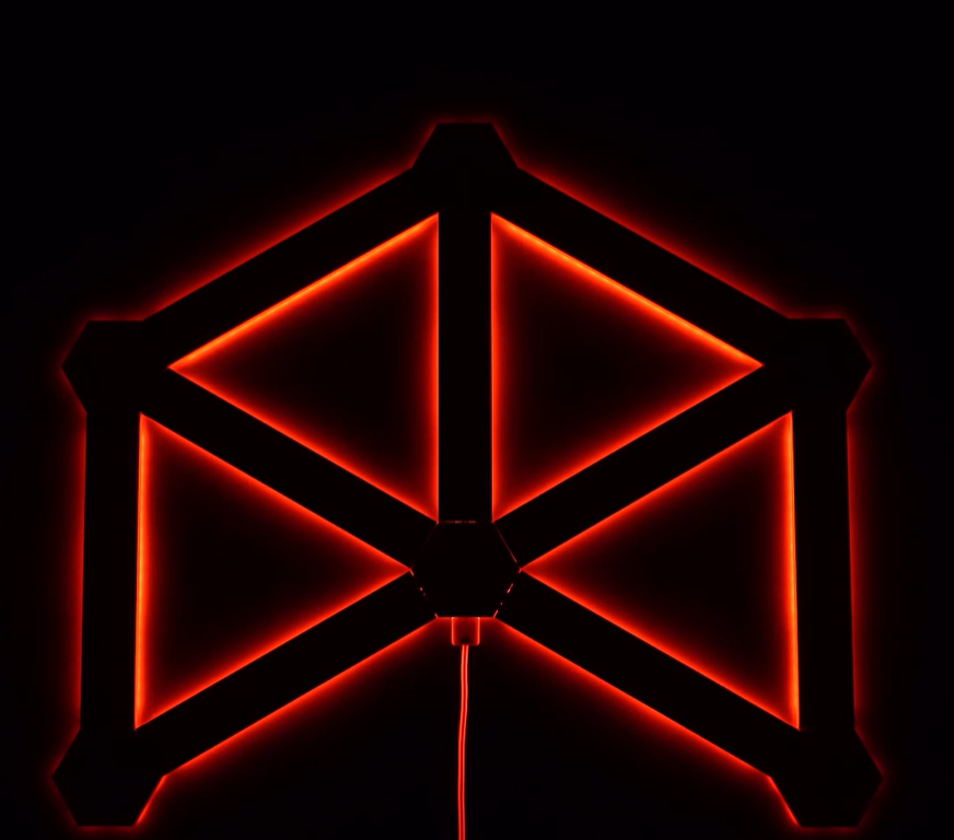 Linear Light Bar in Holzoptik - Tuya App - Sprachsteuerung über Alexa und Google Home