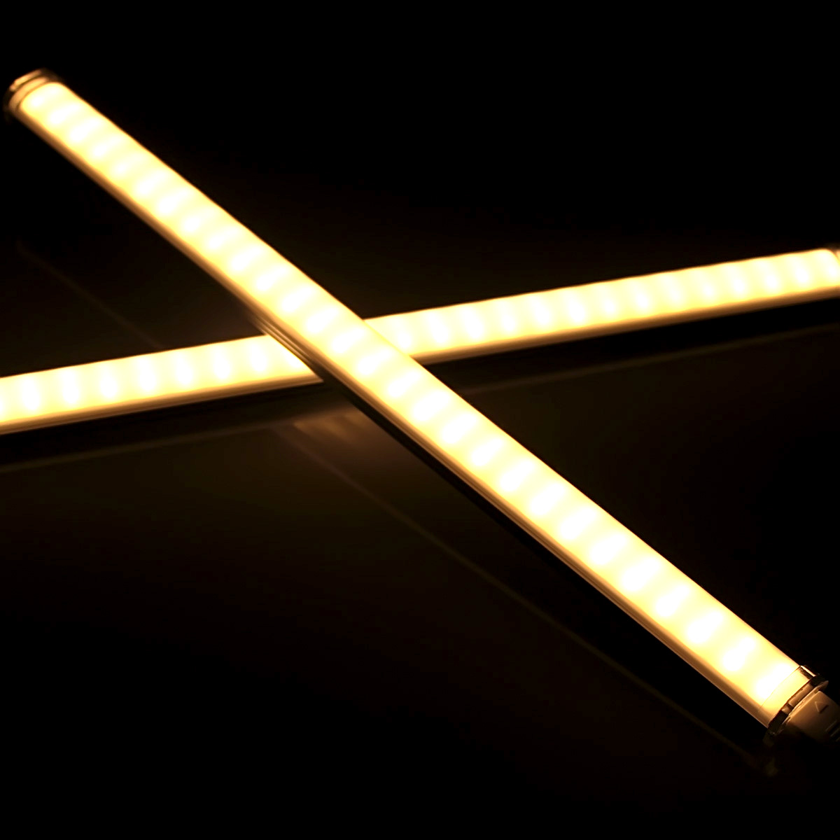 24V  Aluminium LED Leiste steckbar – warmweiß – 100cm