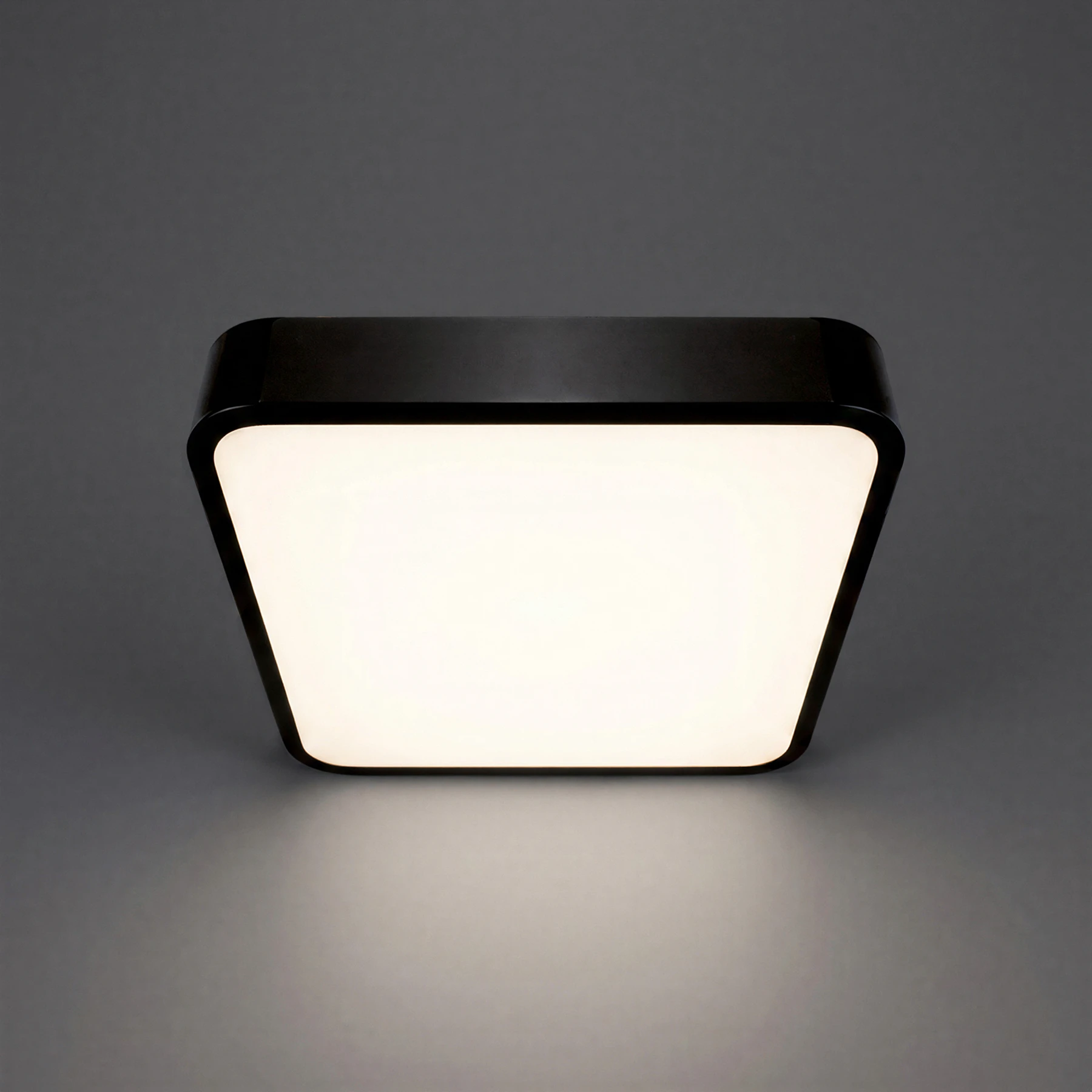 Decken Aufbauleuchte in schwarz - 30cm - 16 W - Lichtfarbe: neutralweiß