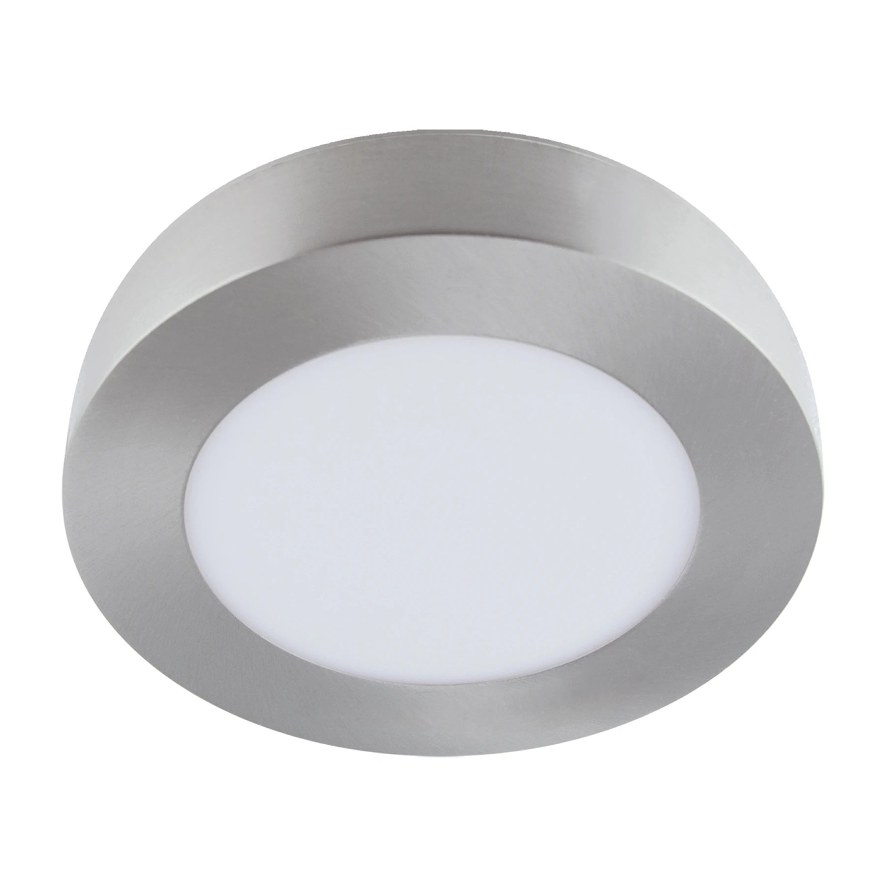 Decken Aufbauleuchte in mattchrom - Ø12cm - 6 W - Lichtfarbe: neutralweiß