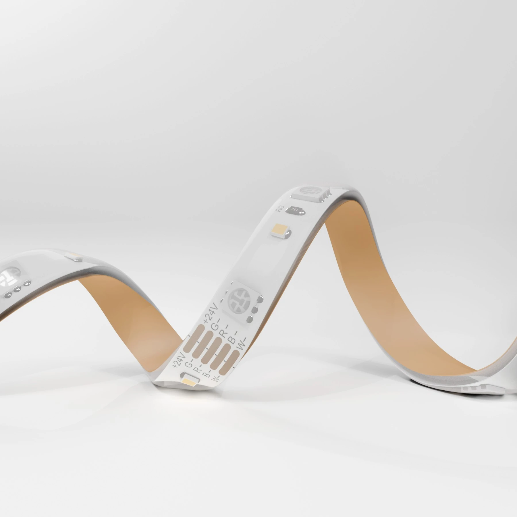 24V wasserfester Sauna LED Streifen - temperaturbeständig bis 110° - RGBWW - IP68