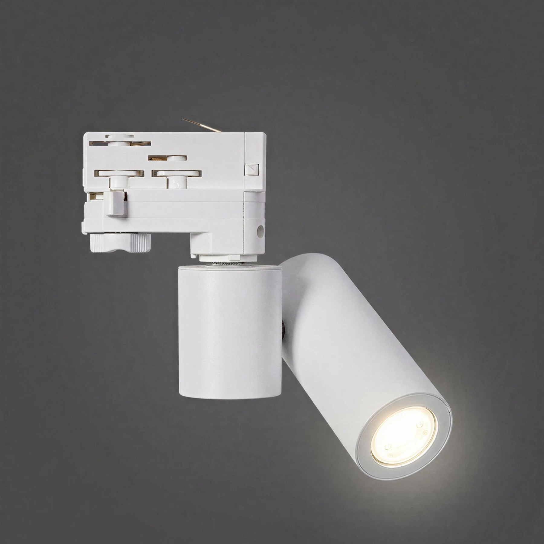 230V LED 3-Phasen Schienenleuchte in weiß - 4W - MR11 - GU10
