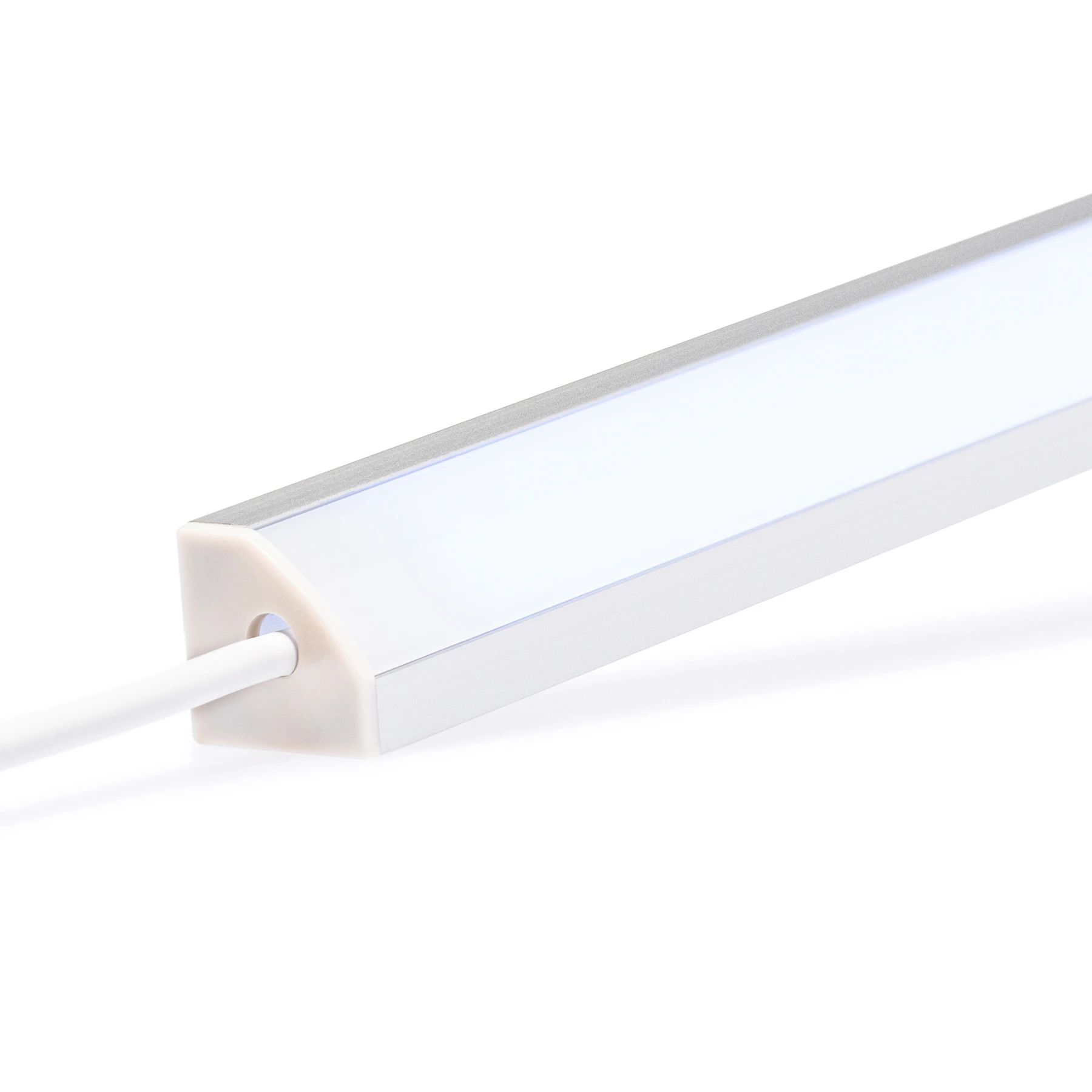 24V  Aluminium LED Eckleiste – kaltweiß – diffuse Abdeckung