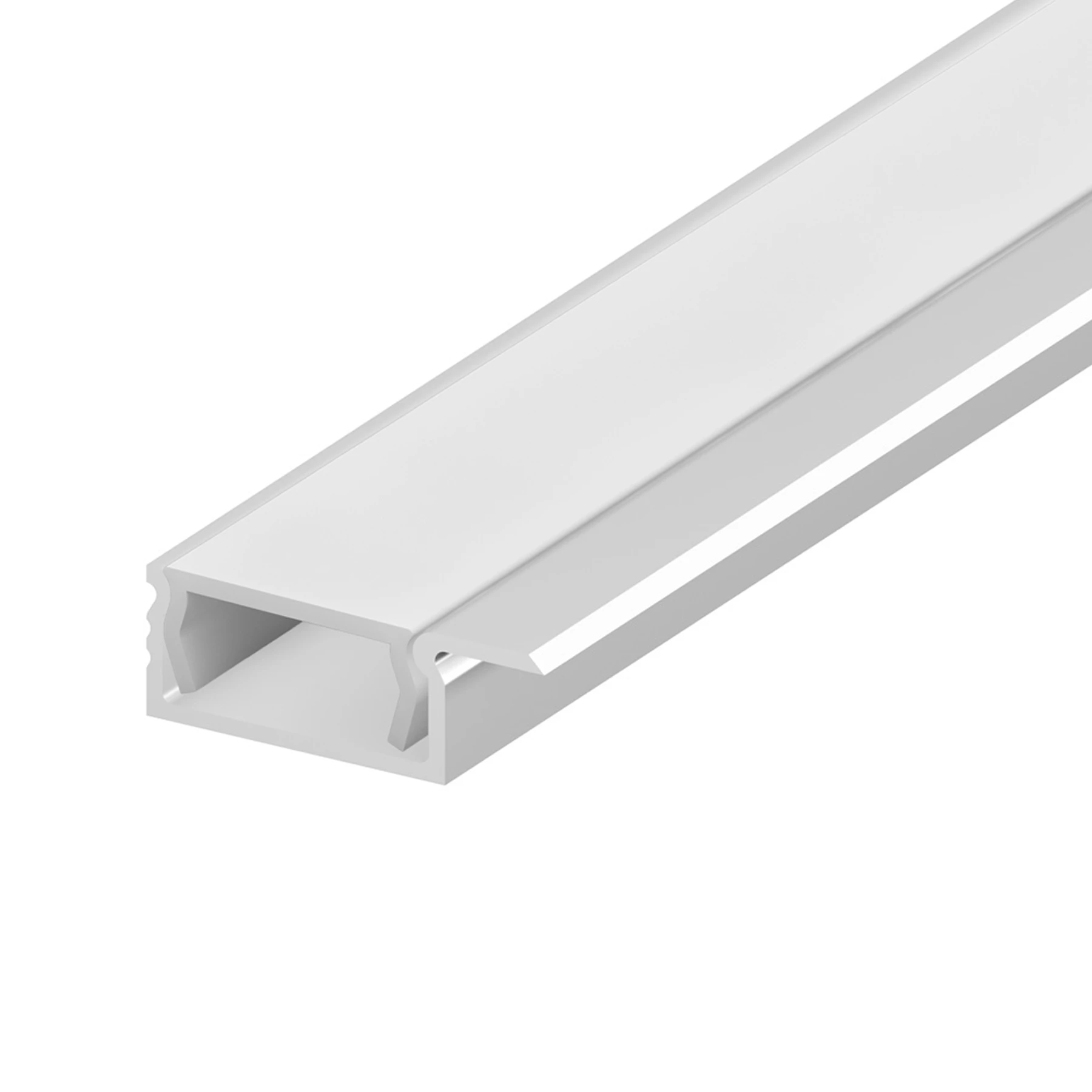 diffuse Abdeckung für LED Einbauprofil - P6-2.5, CC-301-S - 100cm - in Teilstücken (100cm / 200cm)
