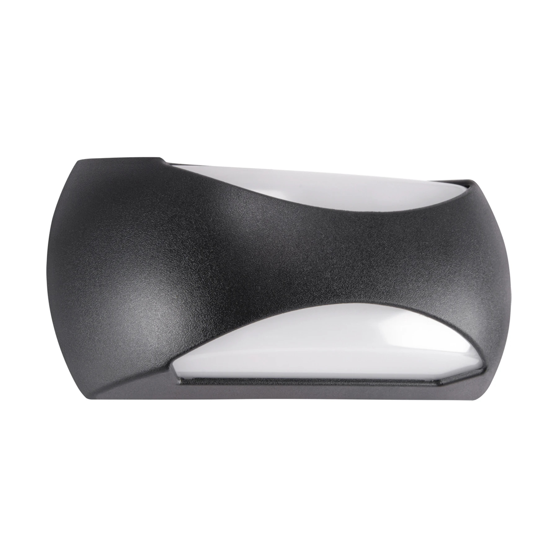 Wandleuchte outdoor in schwarz - 23cm - 12 W - Lichtfarbe: neutralweiß