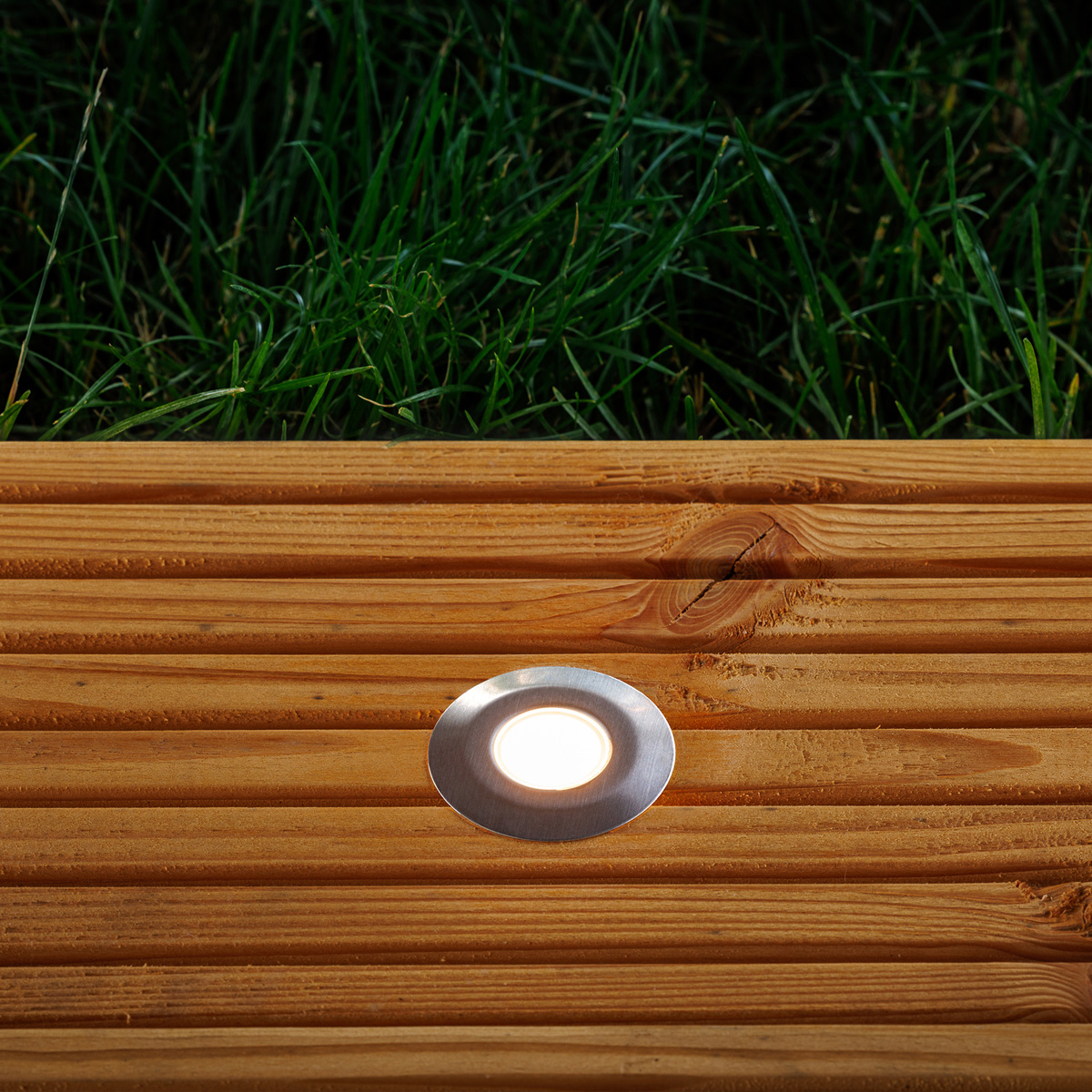 12V Einbaustrahler - 0,5W - Lichtfarbe: warmweiß - IP67