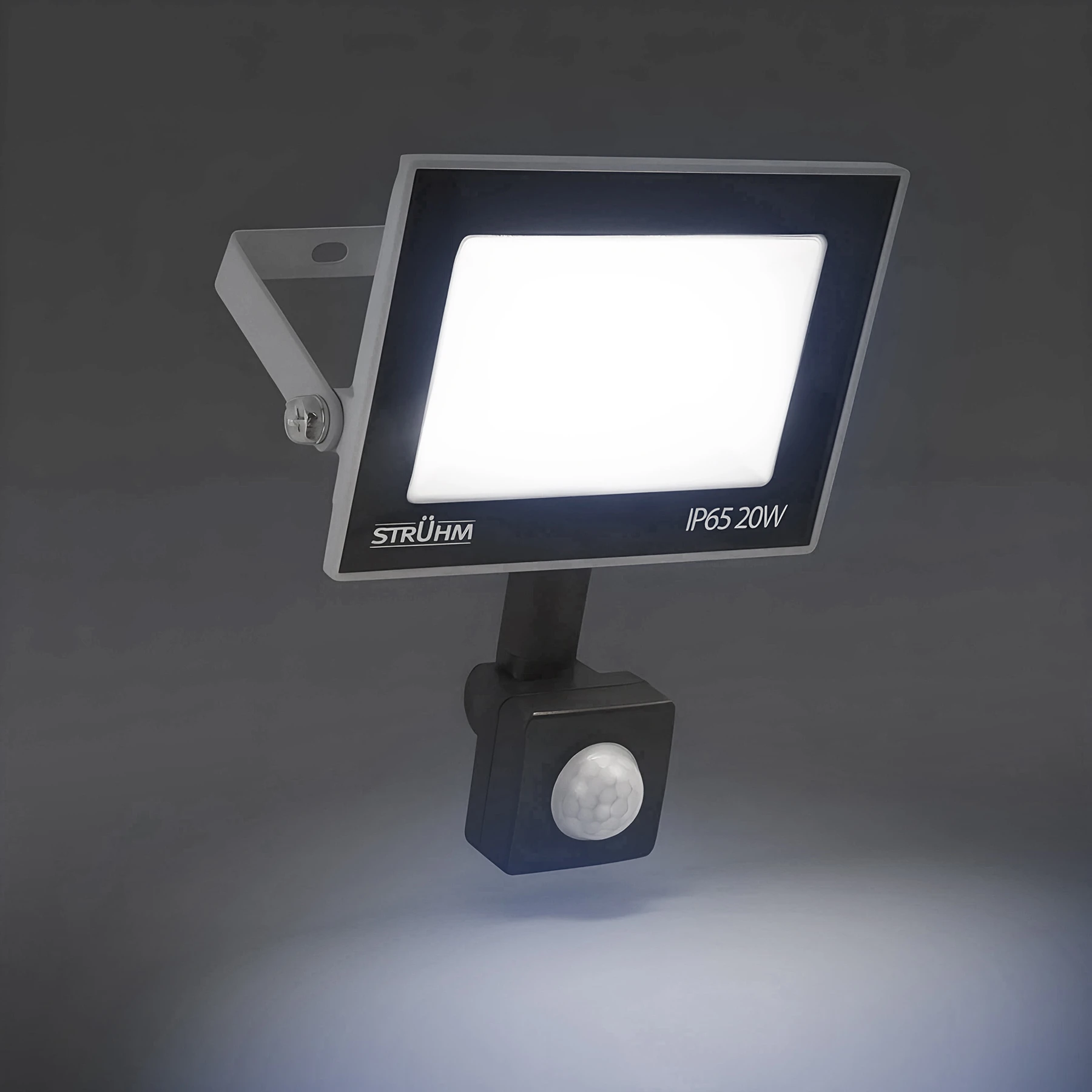 LED Strahler mit Bewegungsmelder - 14,4 x 15,9 x 5,4 cm - 20 W - Lichtfarbe: Kaltweiß