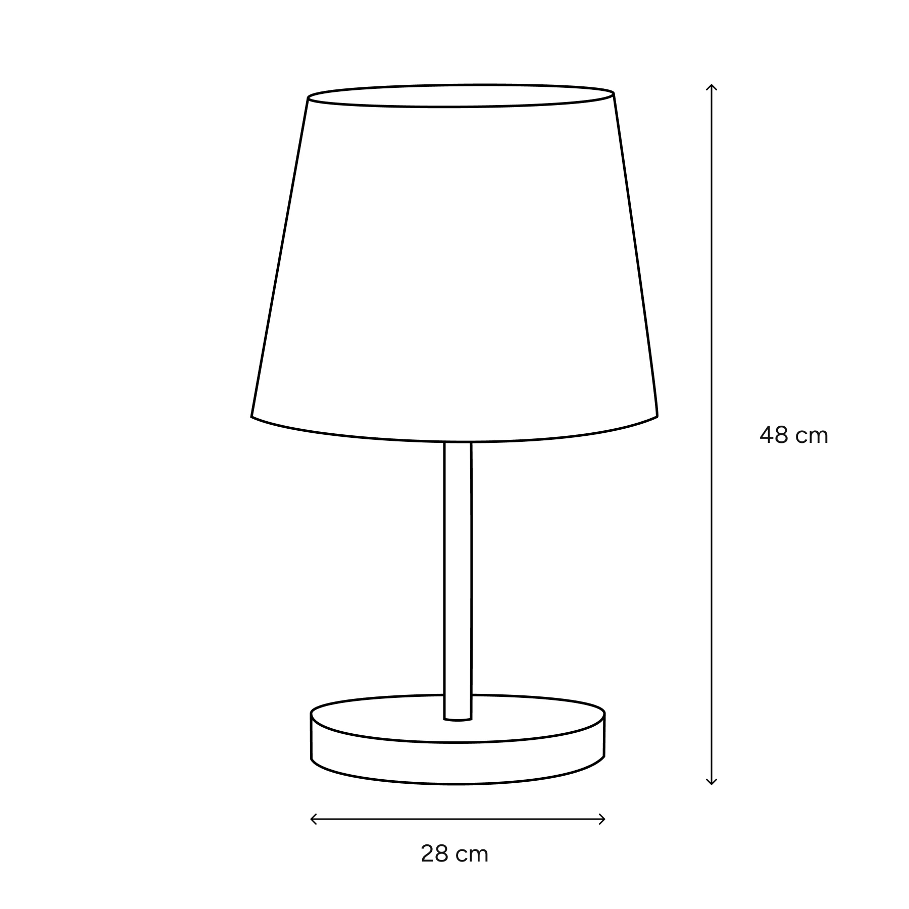 Cesta - Solar Tischleuchte in schwarz/braun - Lichtfarbe: warmweiß