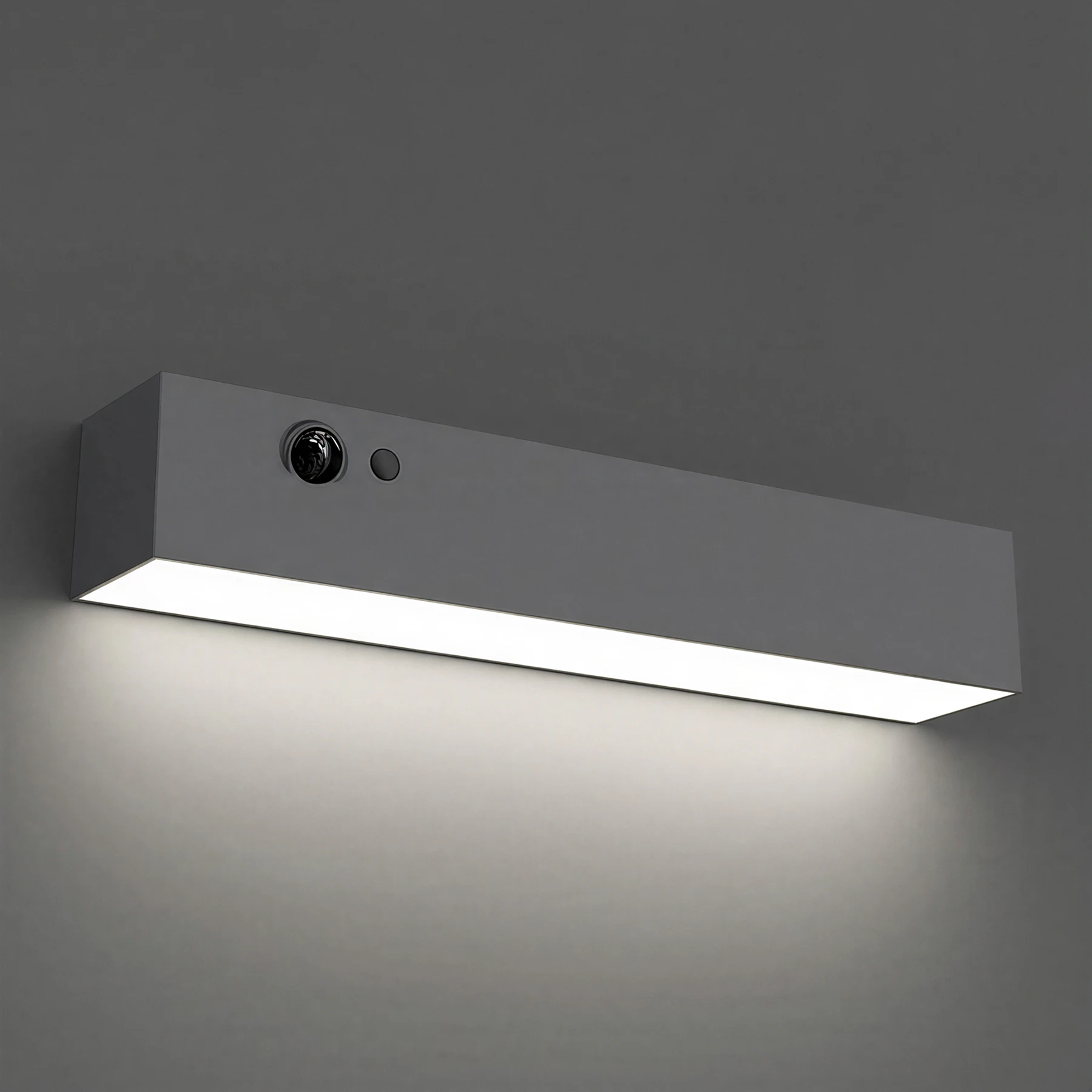 SOL - Solar Wandleuchte mit Bewegungsmelder in schwarz - 1,9 W