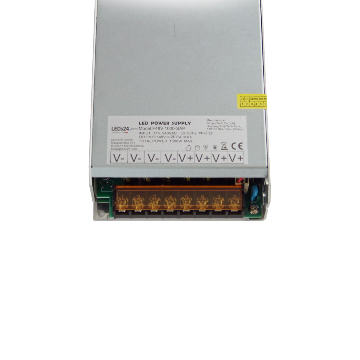 48V DC - Einbaunetzteil stabilisiert - 20,67A - 1000 Watt
