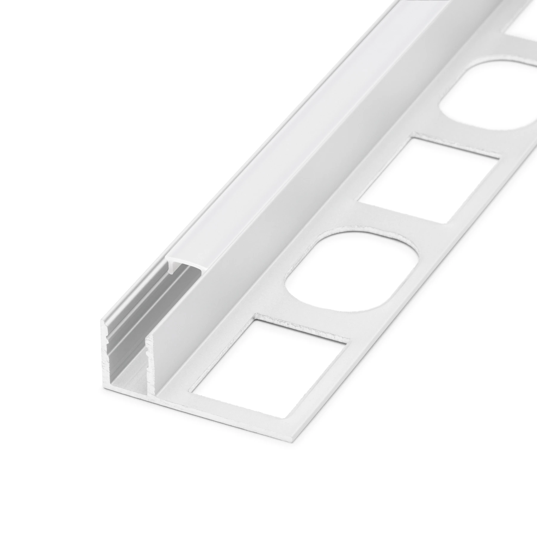 diffuse Abdeckung für LED Fliesenabschlussprofil - schmal, CC-78 - 100cm Länge