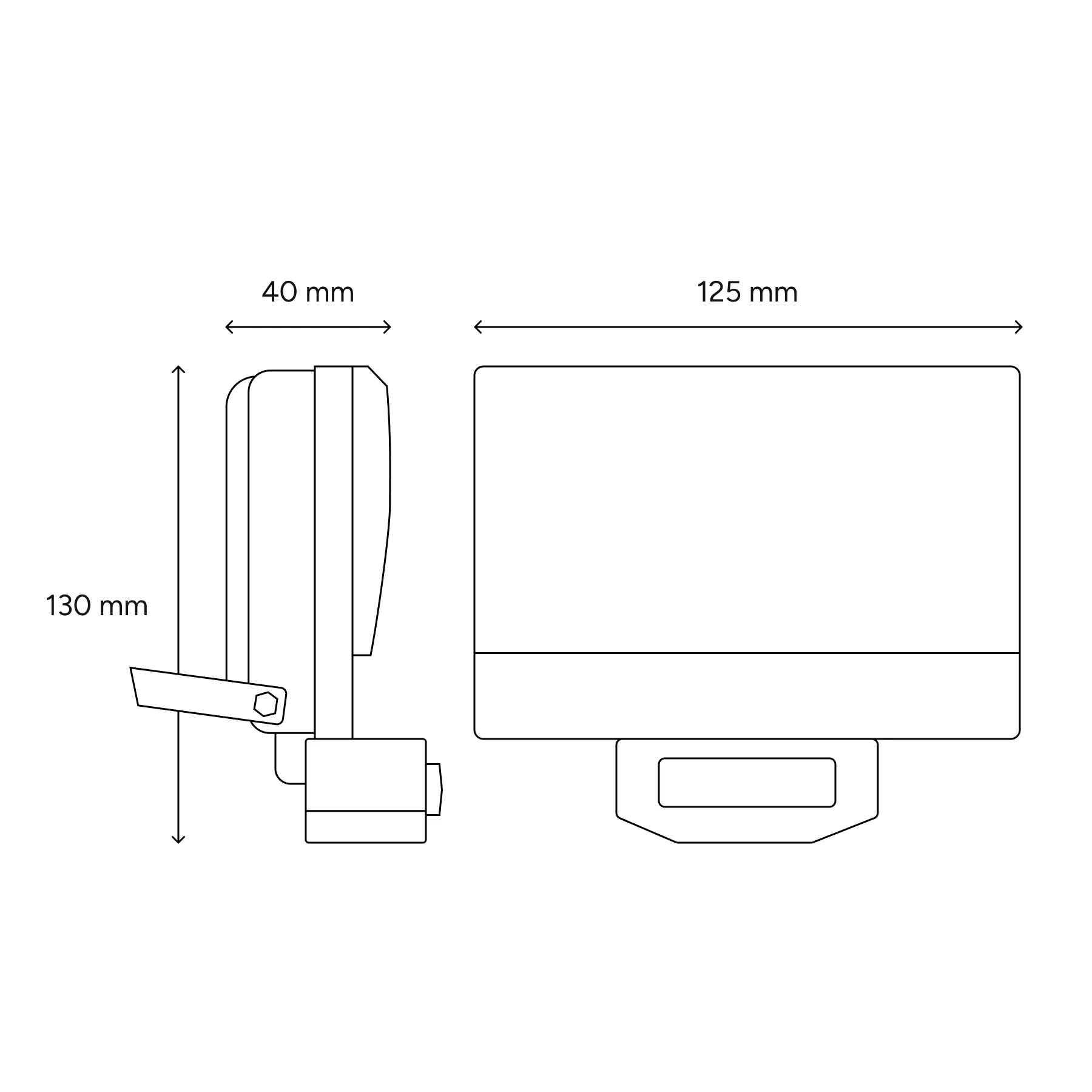 LED Strahler mit Bewegungsmelder - 12,5 x 13 x 4 cm - 15 W - Lichtfarbe: Neutralweiß