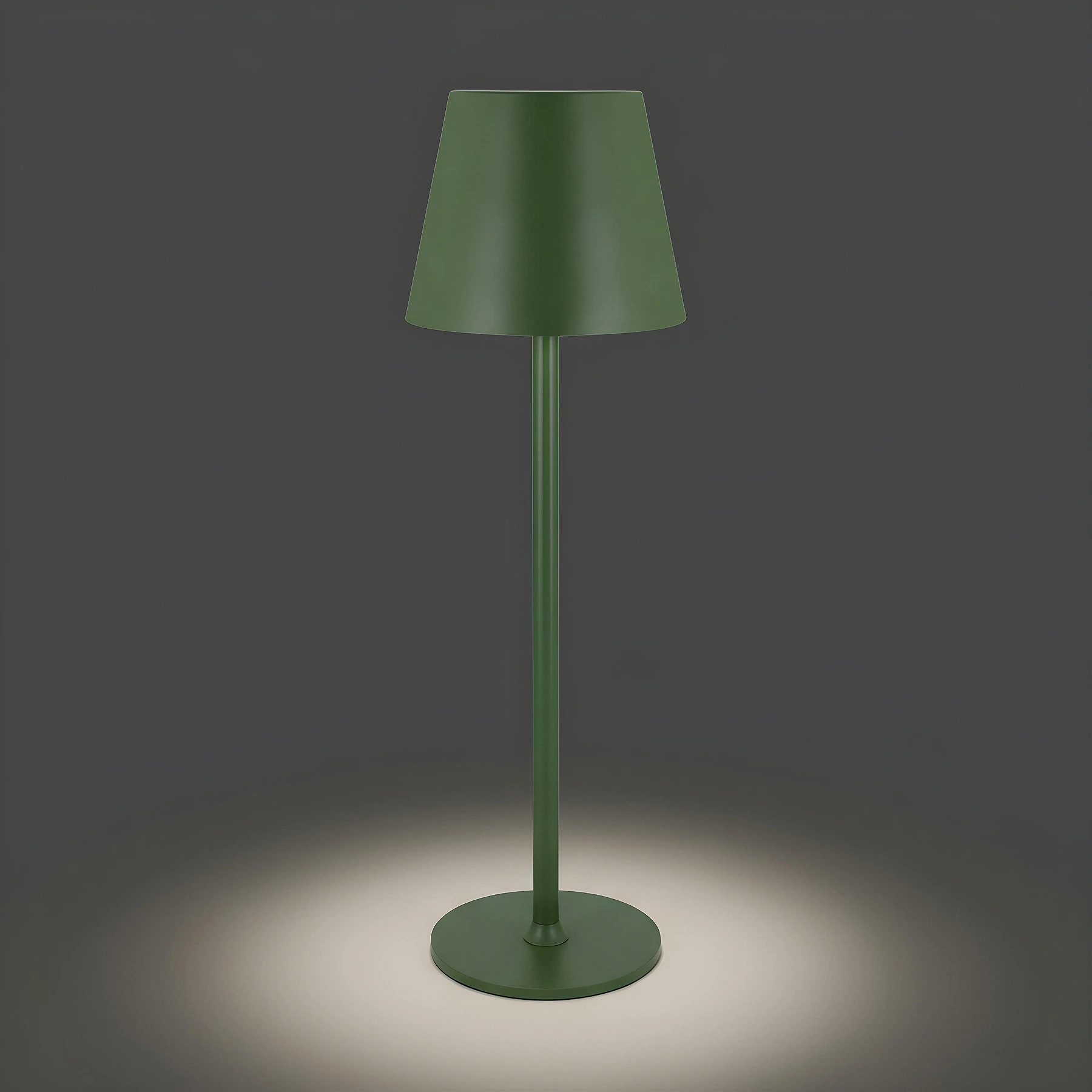 TOGA LED - Akku Tischleuchte outdoor in grün - Lichtfarbe: weiß einstellbar