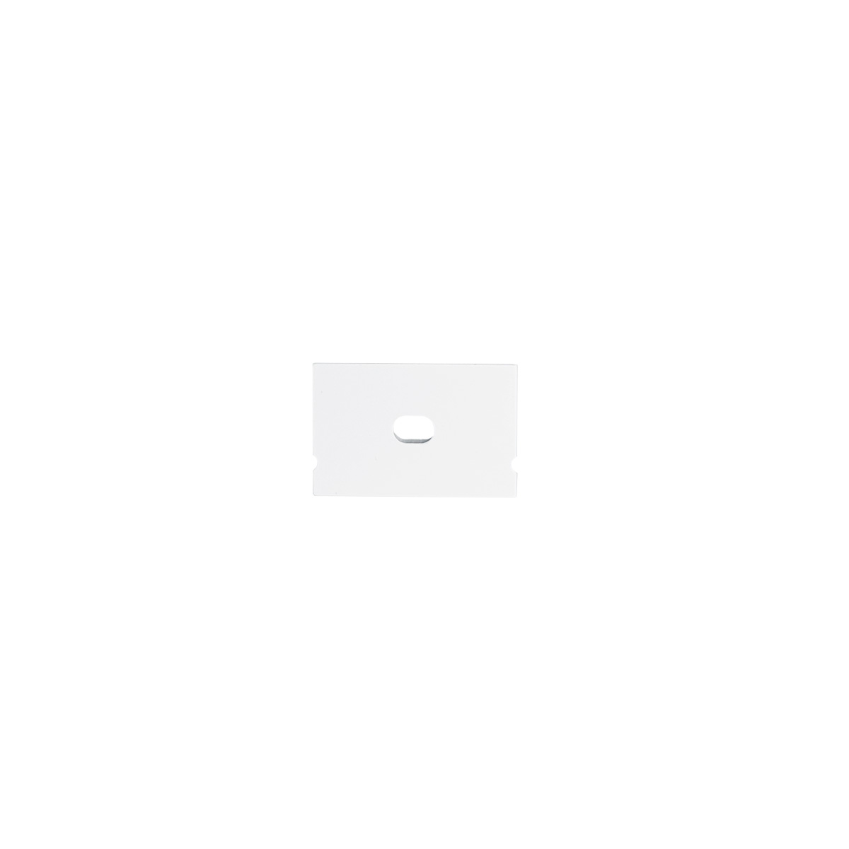 Endkappe für Aluminium LED Profil CC-36-WHT - 1 Stück geschlossen