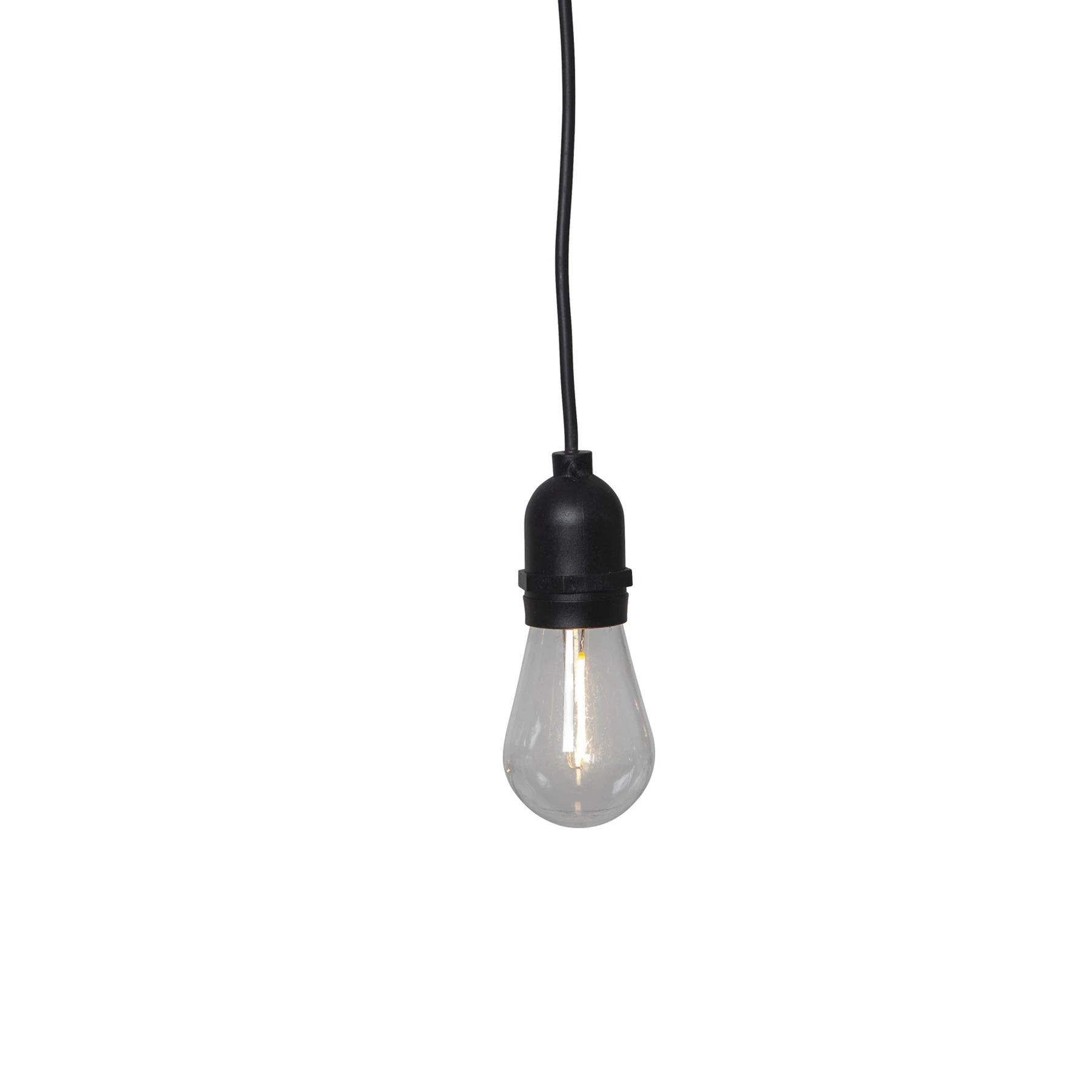 String Light - Lichterkette für außen - 3,6 m - 10 LEDs - Netzbetrieb - Warmweiß