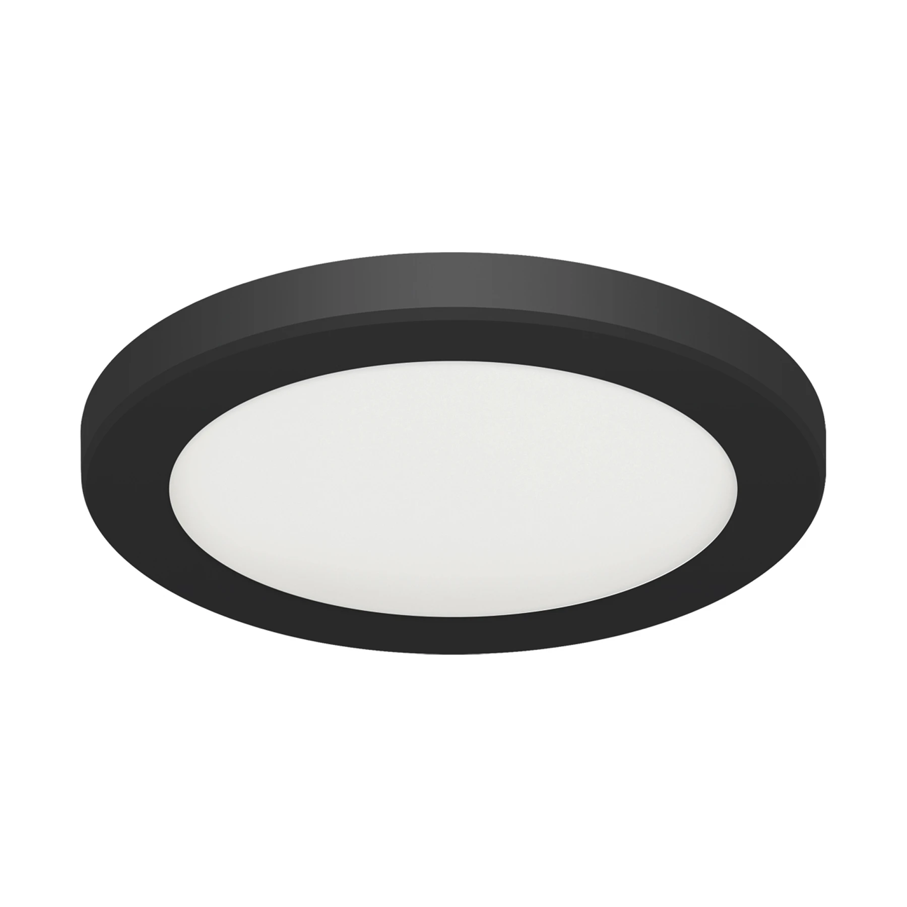Decken Aufbauleuchte in schwarz - Ø22cm - 18 W - Lichtfarbe: weiß einstellbar