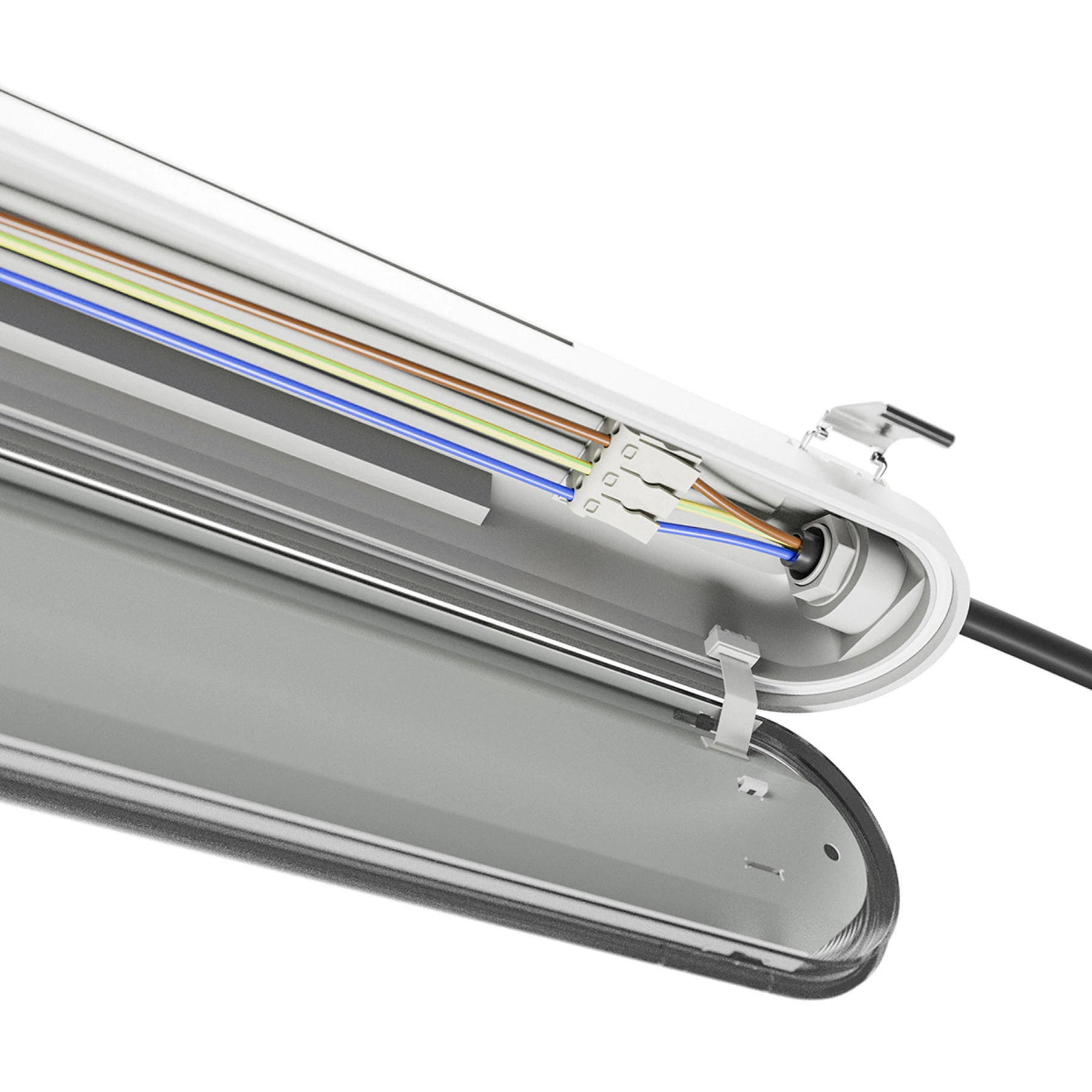 230V LED Industrieleuchte Limea Pro - Weiß - IP66