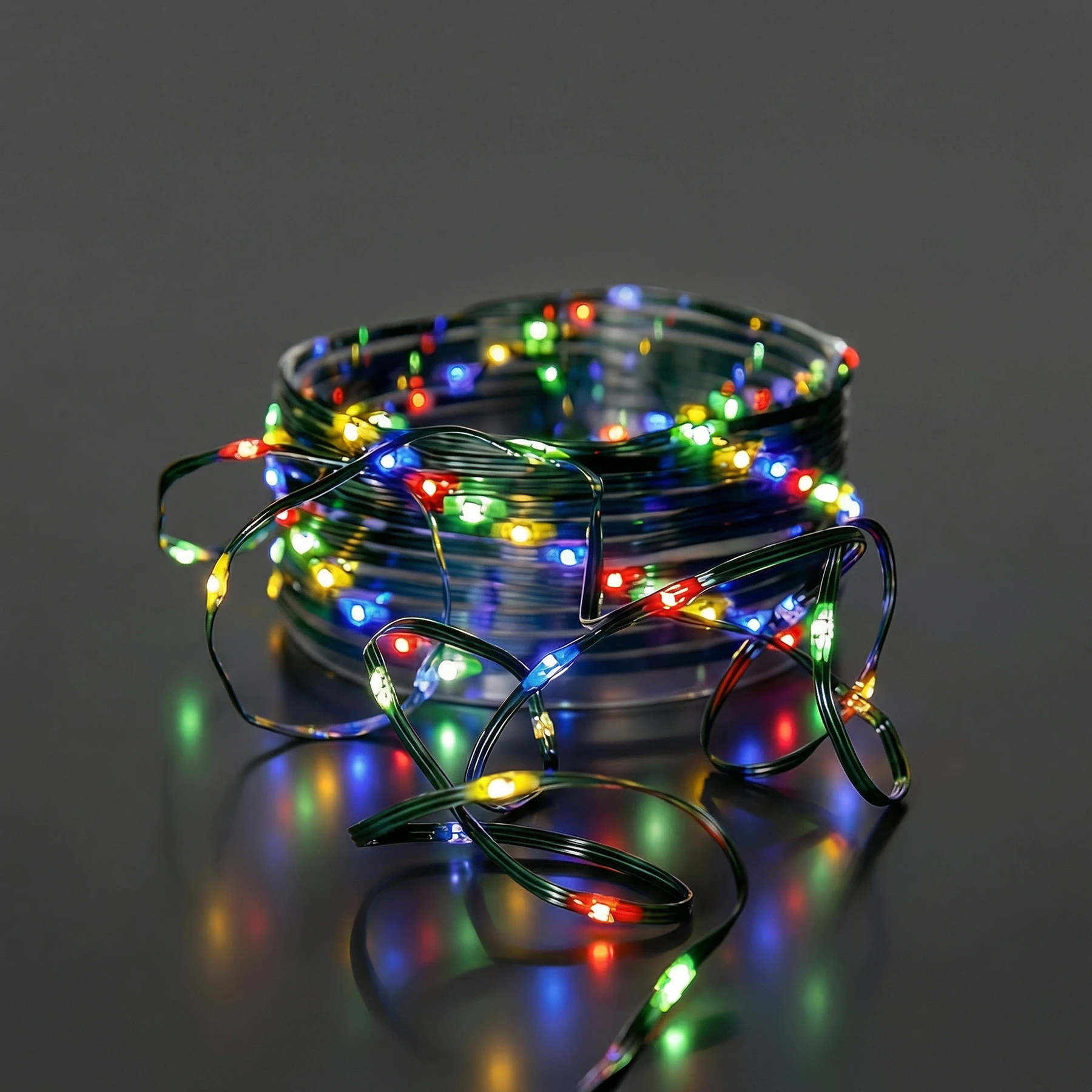 Dew Drop Micro - Lichterkette für außen - 15 m - 200 LEDs - Netzbetrieb - Mehrfarbig