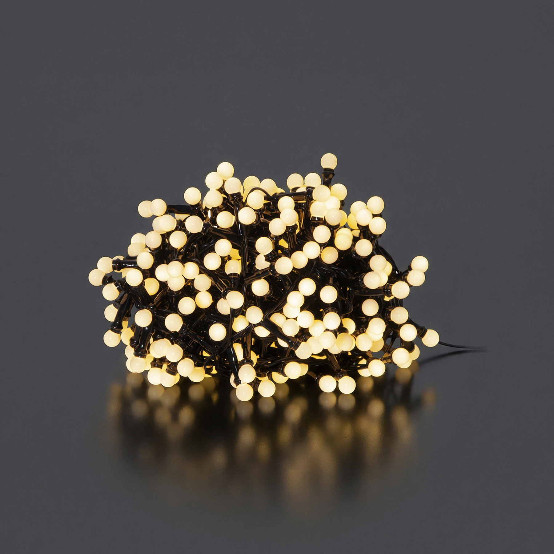 Berry Mini - Deko Lichterkette für außen - 6 m - 300 LEDs - Timer - Netzbetrieb - Warmweiß