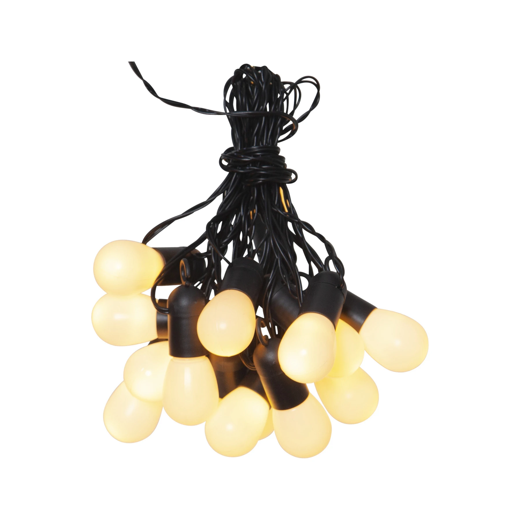 Small Hooky - Lichterkette für außen - 4,5 m - 16 LEDs - Netzbetrieb - Warmweiß