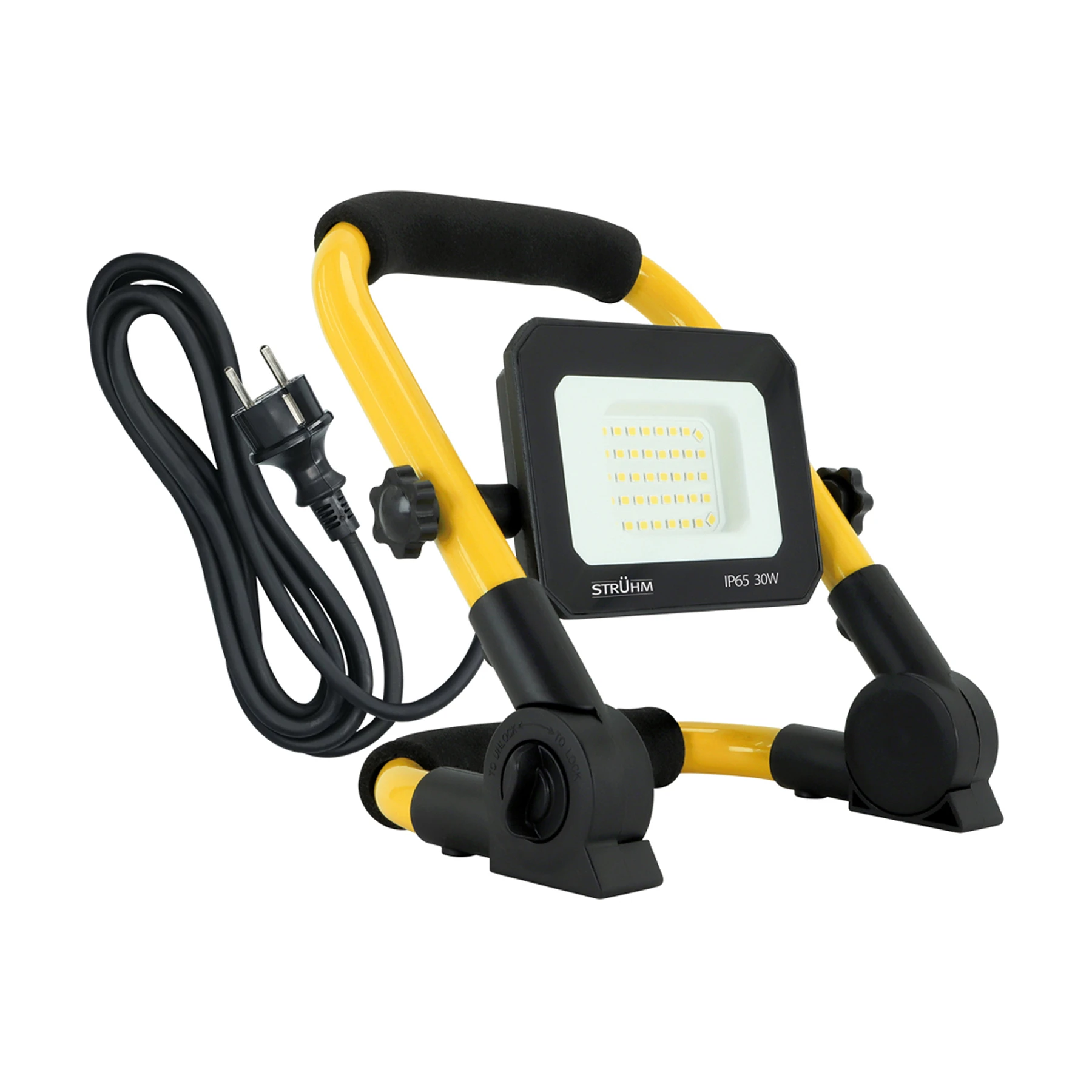 LED Strahler mit Traggestell - 21 x 22,3 x 5,5 cm - 30 W - Lichtfarbe: Neutralweiß