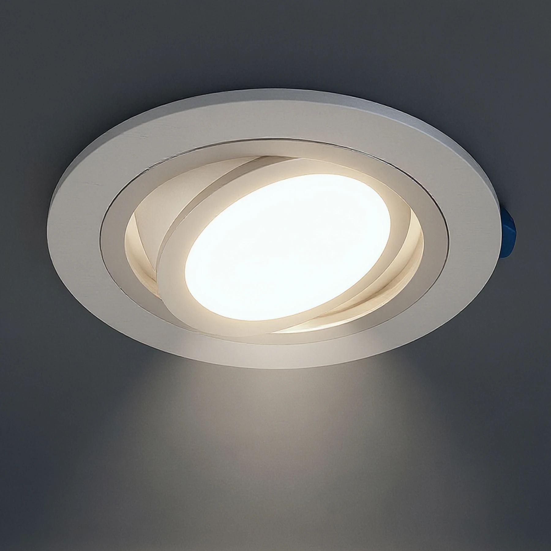 ALUM C - Einbau Deckenspot in weiß/chrom - Lichtfarbe: individuell wählbar